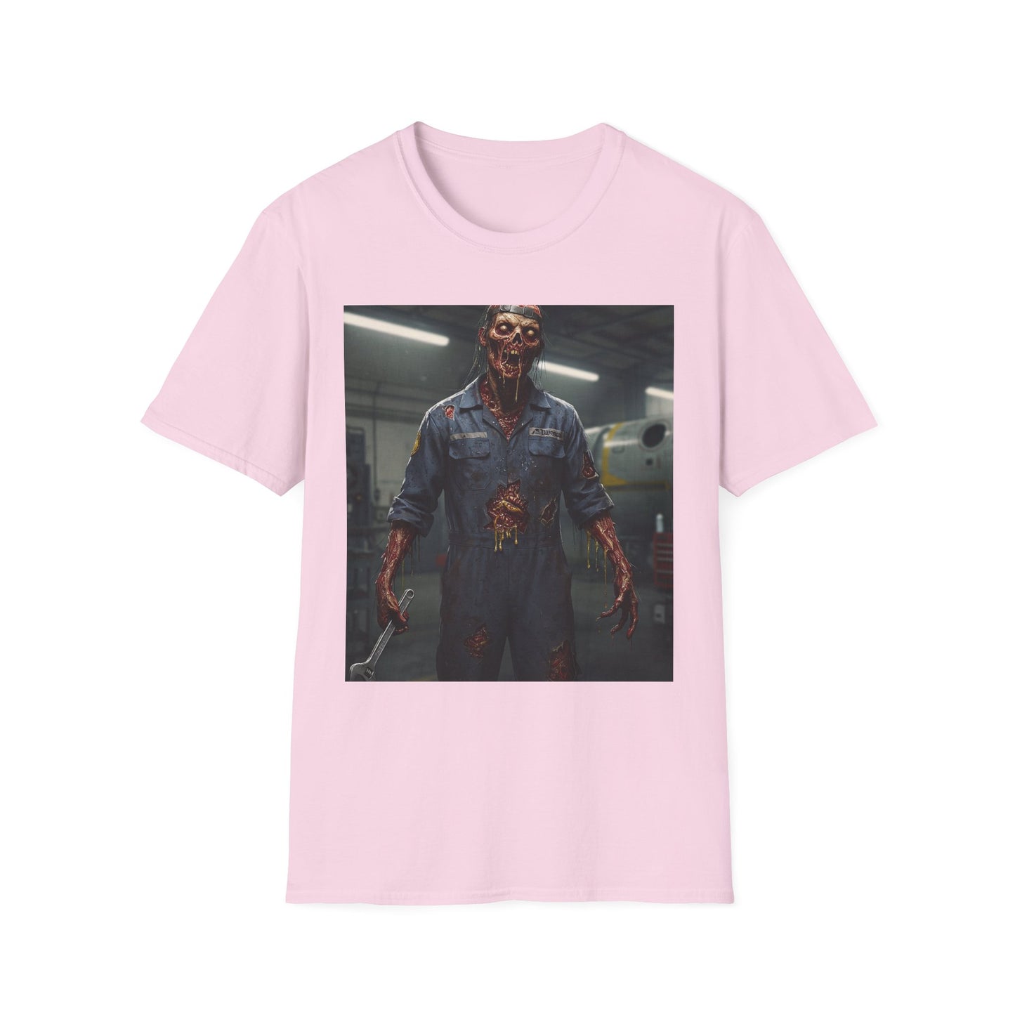 Unisex Softstyle Horror Graphic T-Shirt - Perfect for Halloween and Horror Fans