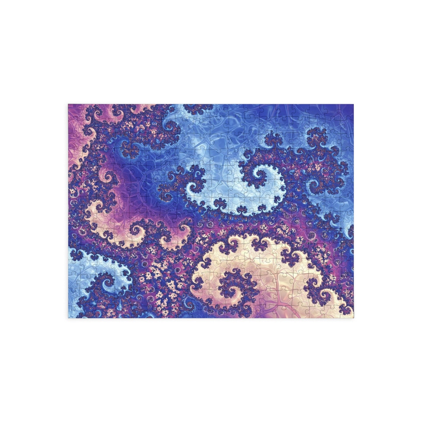 Colorful Fractal Puzzle - 96, 252, 500, 1000-Piece Options - Perfect for Family Game Night or Relaxing Activities