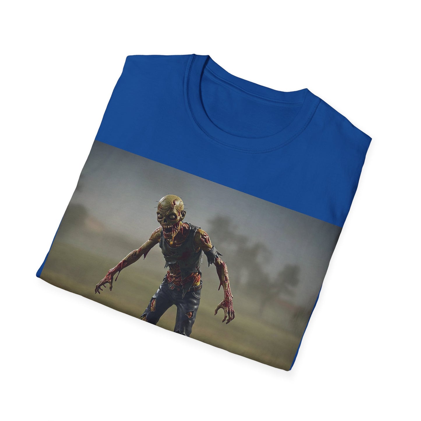 UK - Unisex Zombie Hopscotch T-Shirt - Perfect for Halloween or Casual Wear