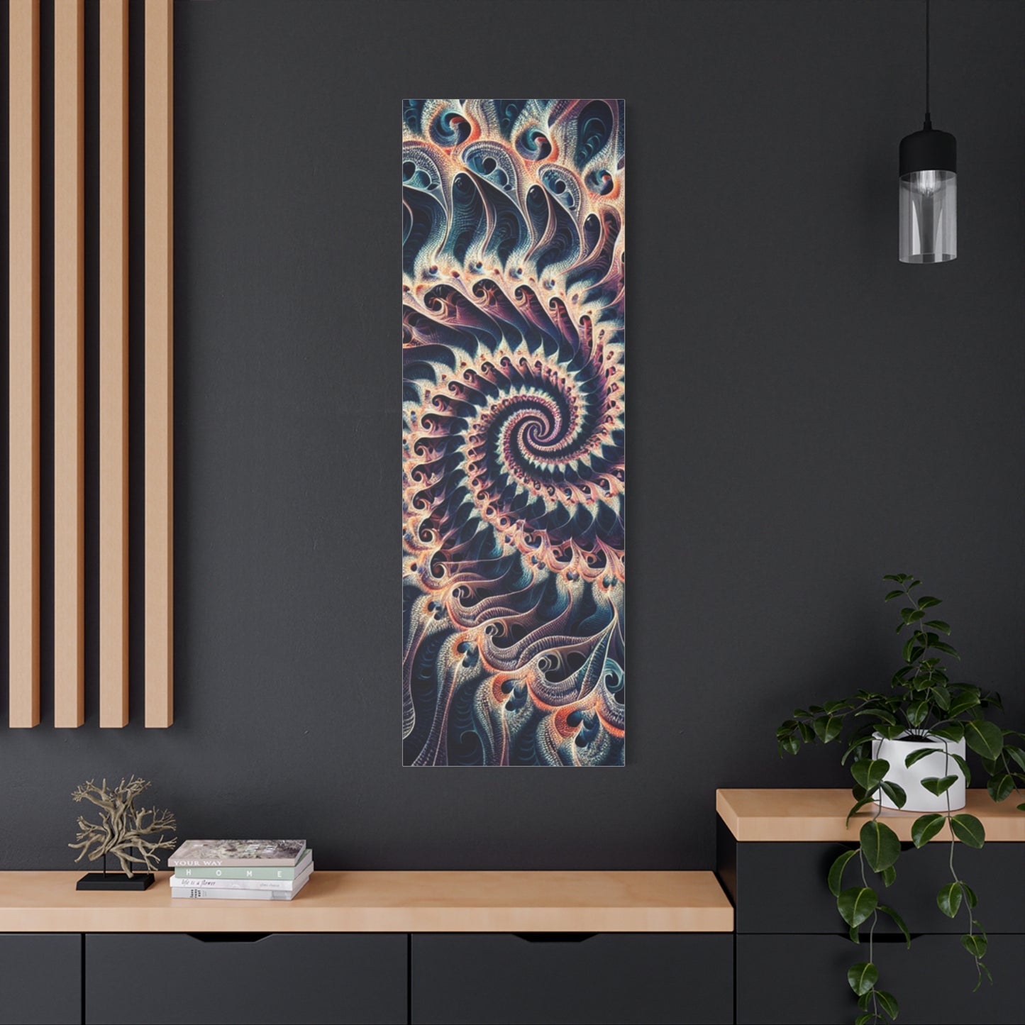 Abstract Spiral Art Canvas Print - Modern Home Decor for Art Lovers