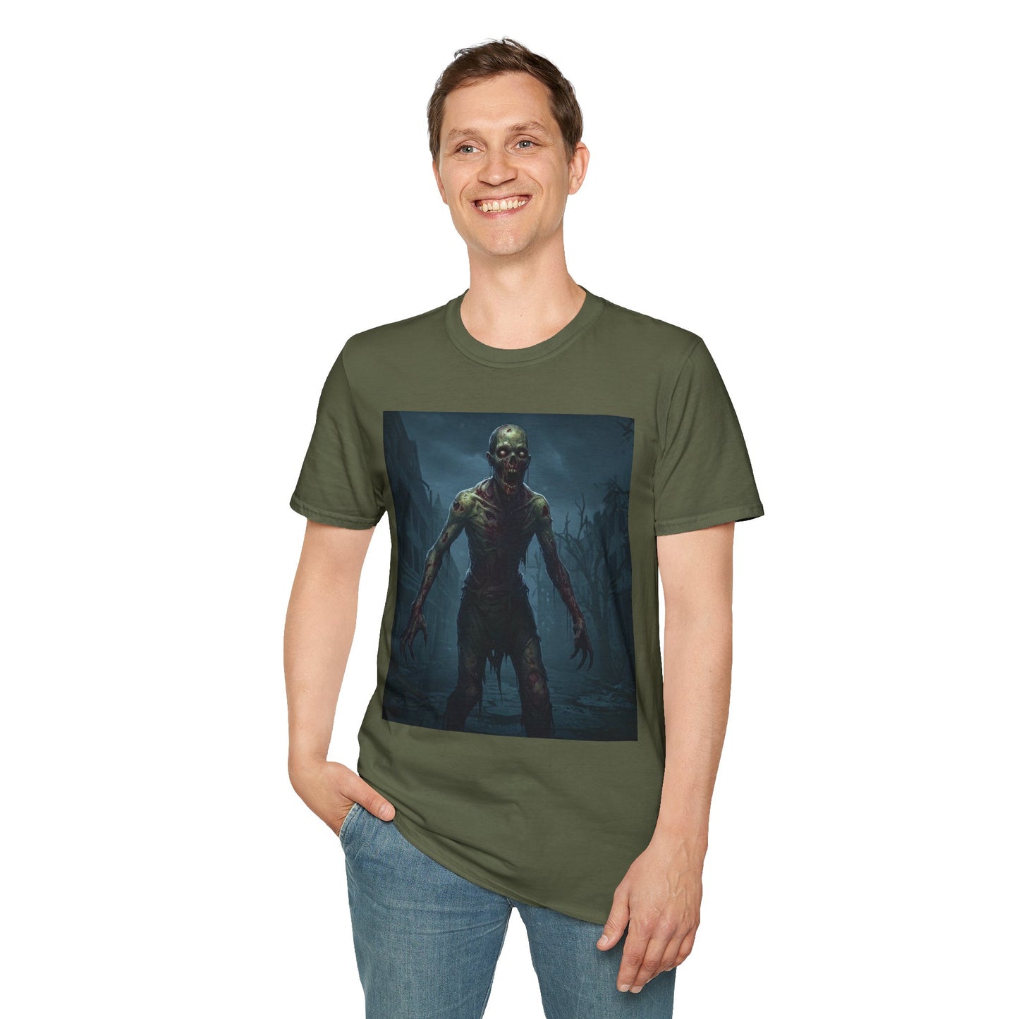 Zombie Apocalypse Unisex Softstyle T-Shirt - Perfect for Horror Lovers