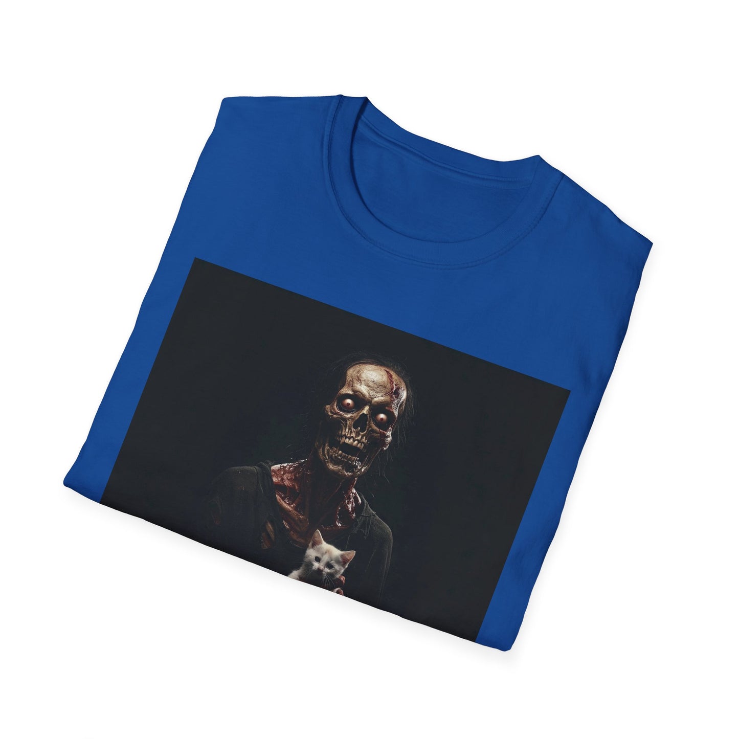 Apocalyptic Portrait Tee, bold, decaying zombie graphic