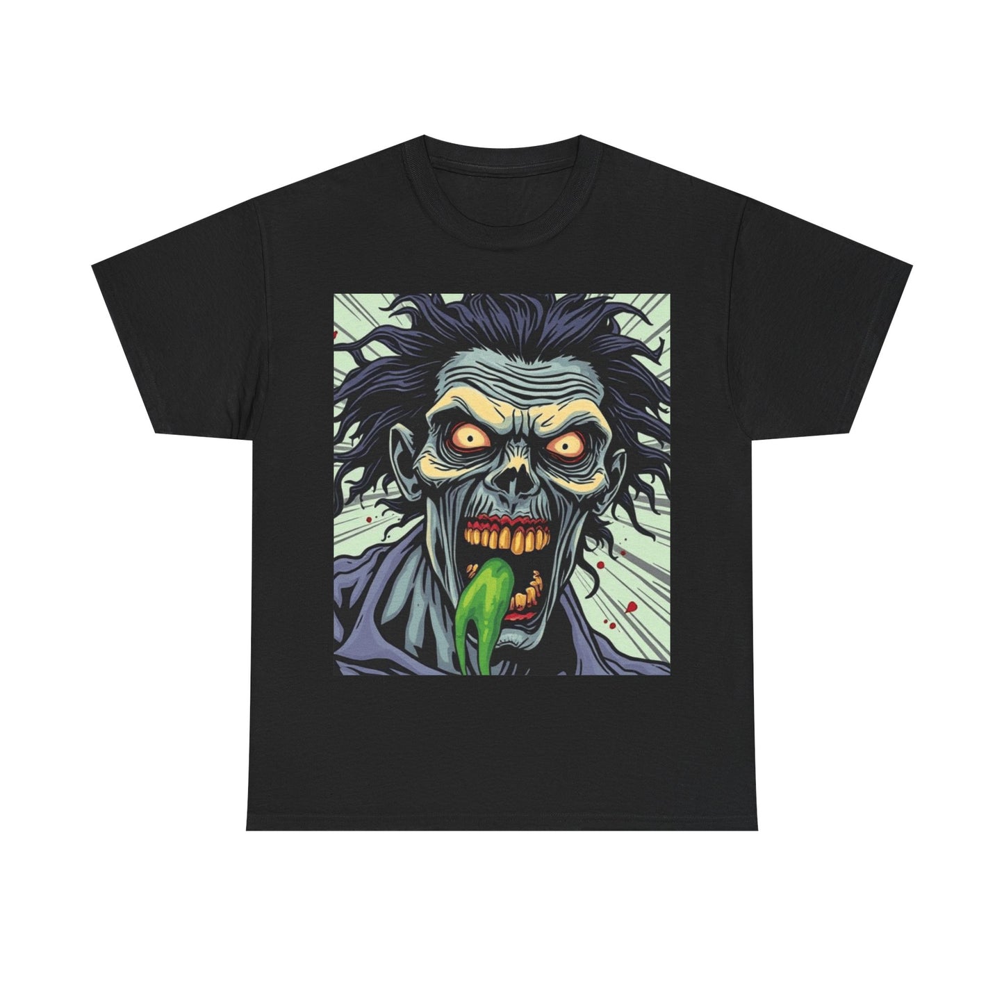 UK - Zombie Graphic Unisex Heavy Cotton Tee