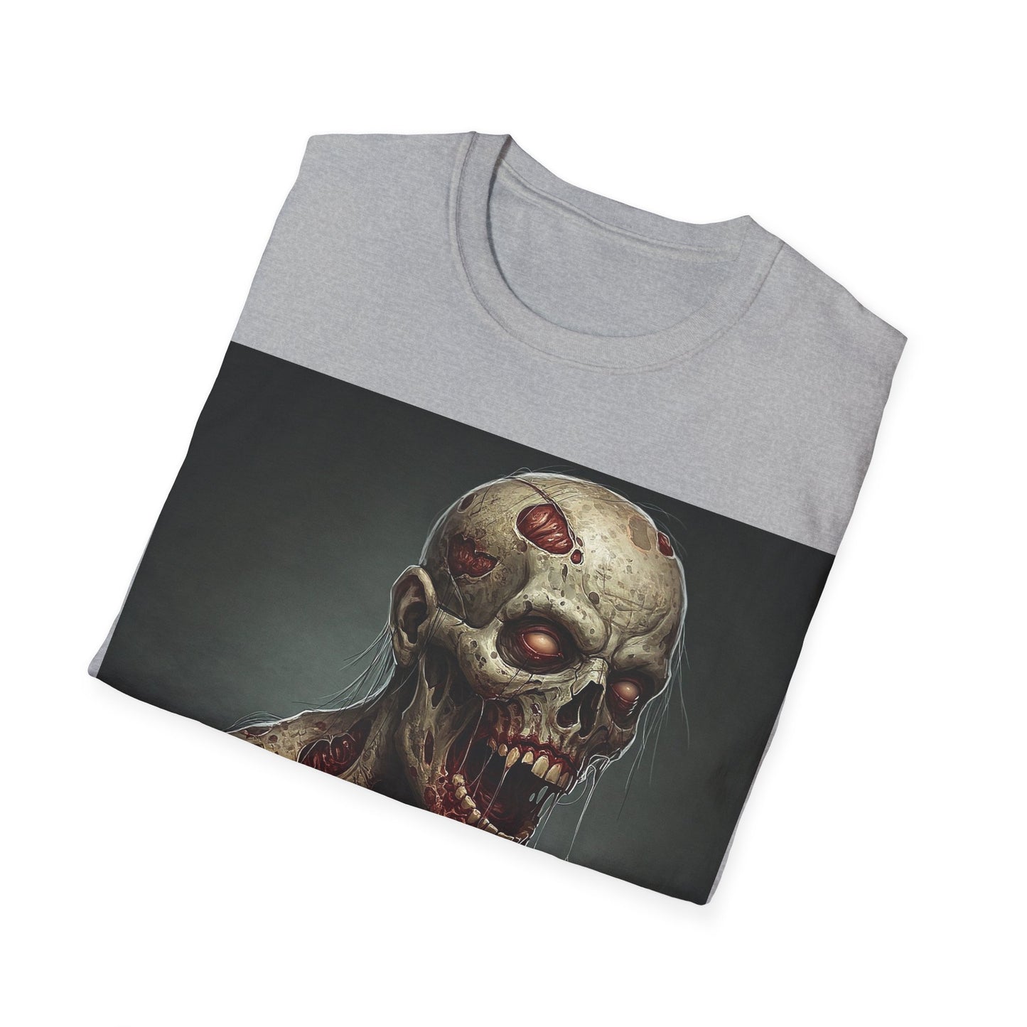 UK - Zombie Graphic Unisex Softstyle T-Shirt for Horror Fans