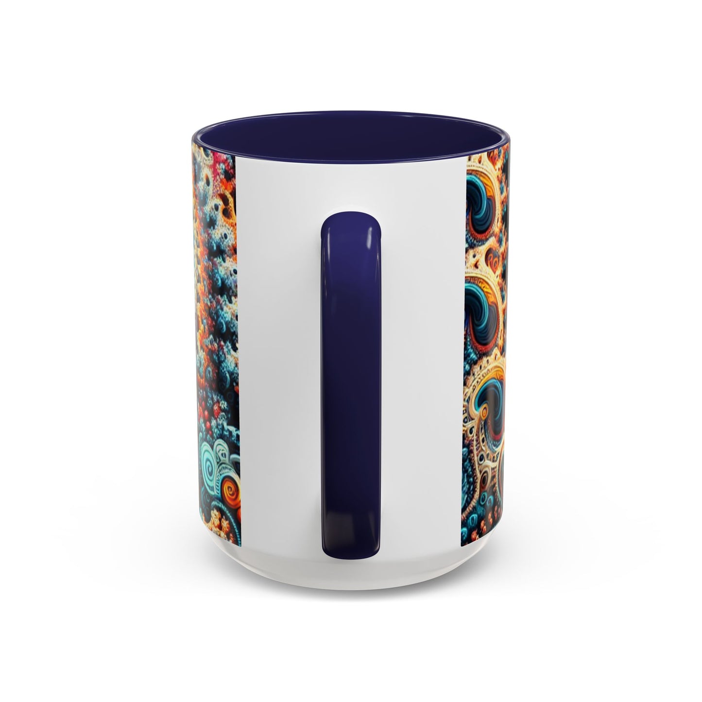 Colorful Fractal Coffee Mug - 11oz & 15oz - Perfect for Art Lovers