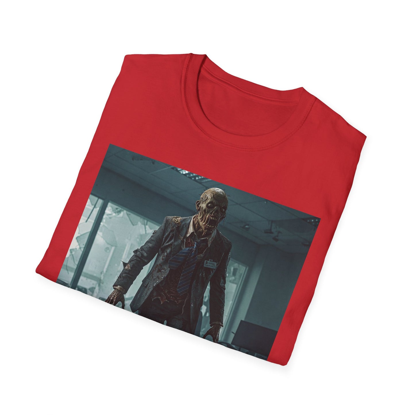 Zombie Apocalypse Unisex Softstyle T-Shirt - Perfect for Horror Fans and Parties