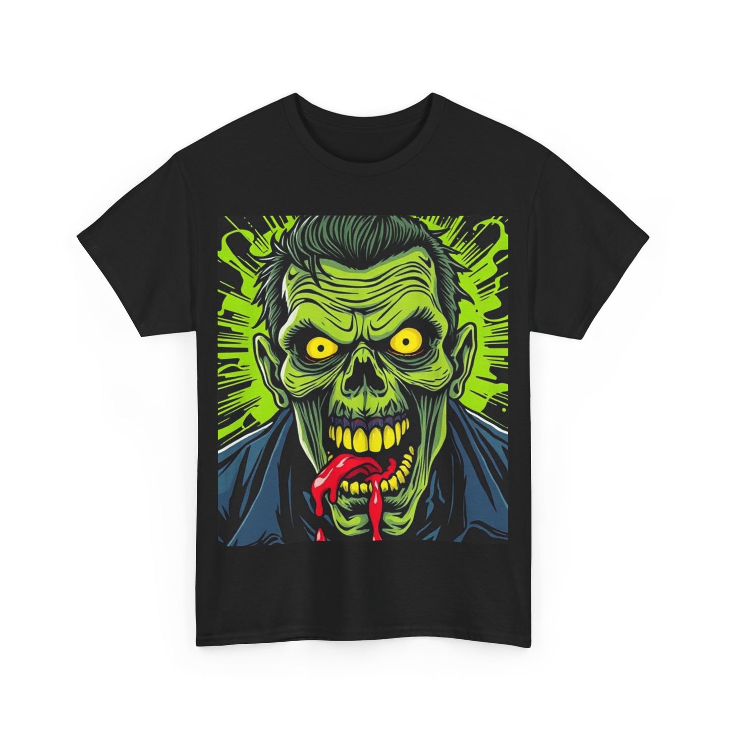 UK - Zombie Graphic Unisex Heavy Cotton Tee