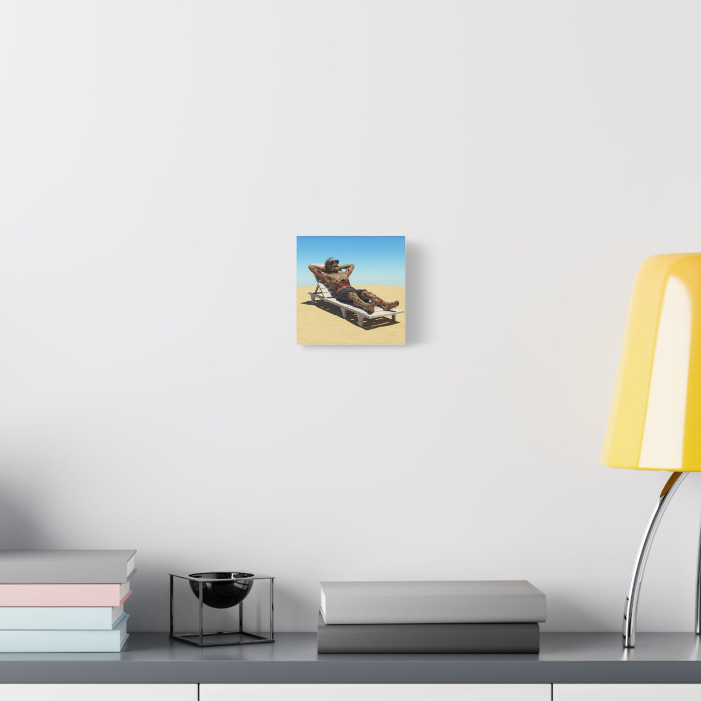 Zombie Beach Bум canvas art - Perfect for Halloween decor and unique gifts