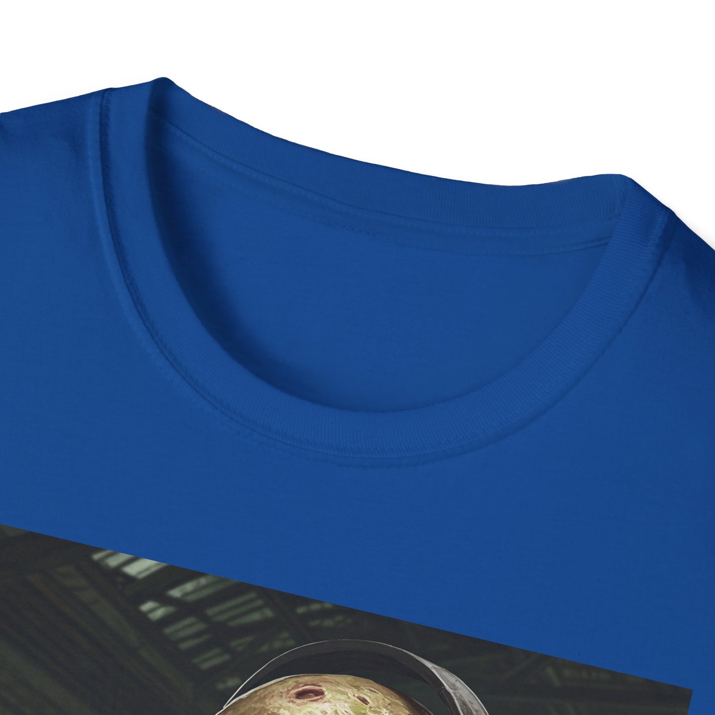 Zombie Listening to Music Unisex Softstyle T-Shirt