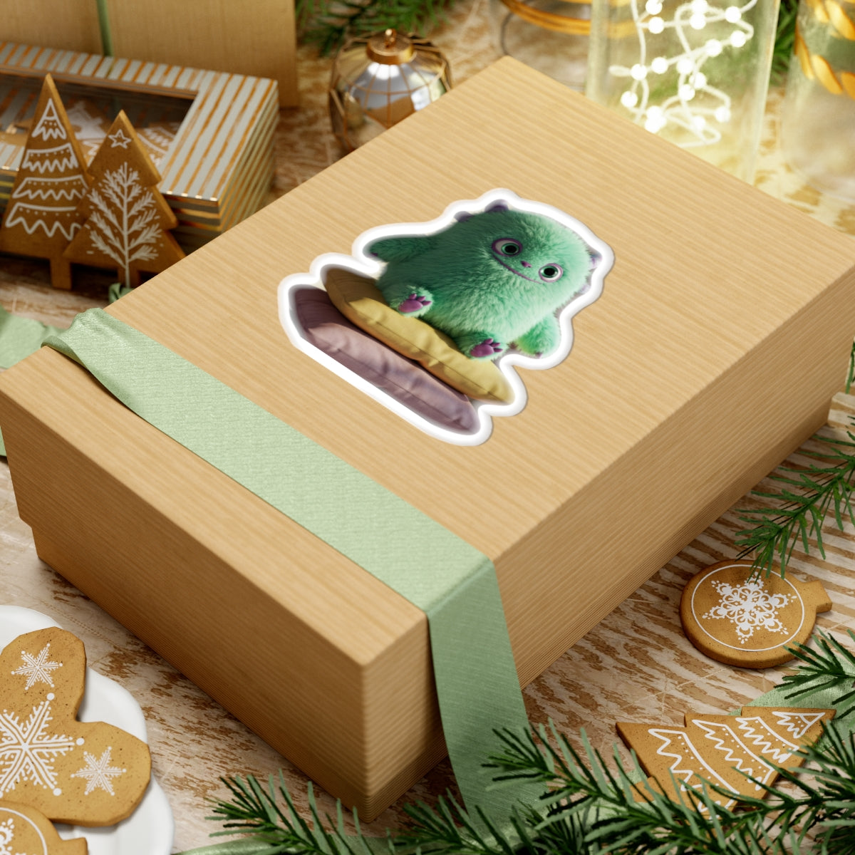 Cuddly Monster Kiss-Cut Stickers | Cute Plushie Decor for Laptops, Notebooks & More