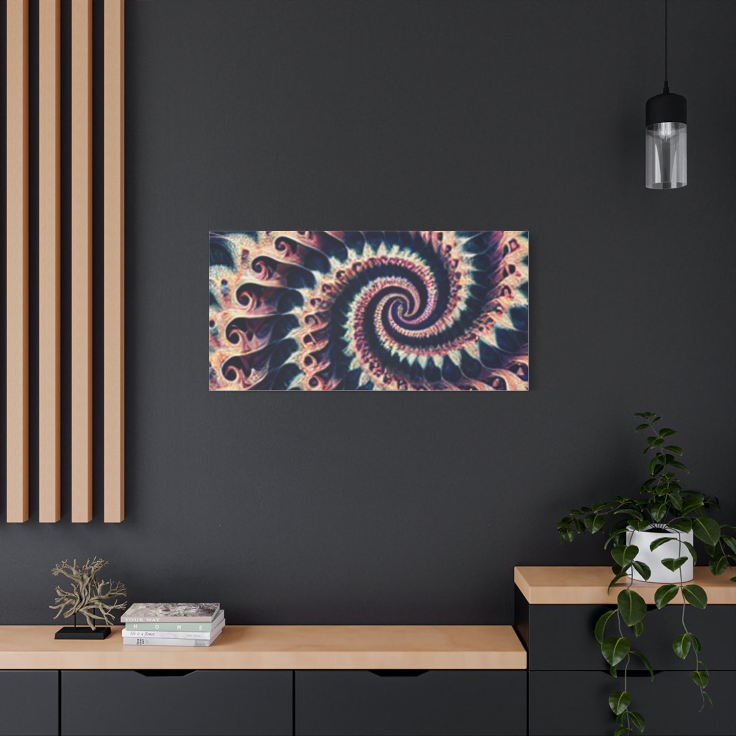 Abstract Spiral Art Canvas Print - Modern Home Decor for Art Lovers