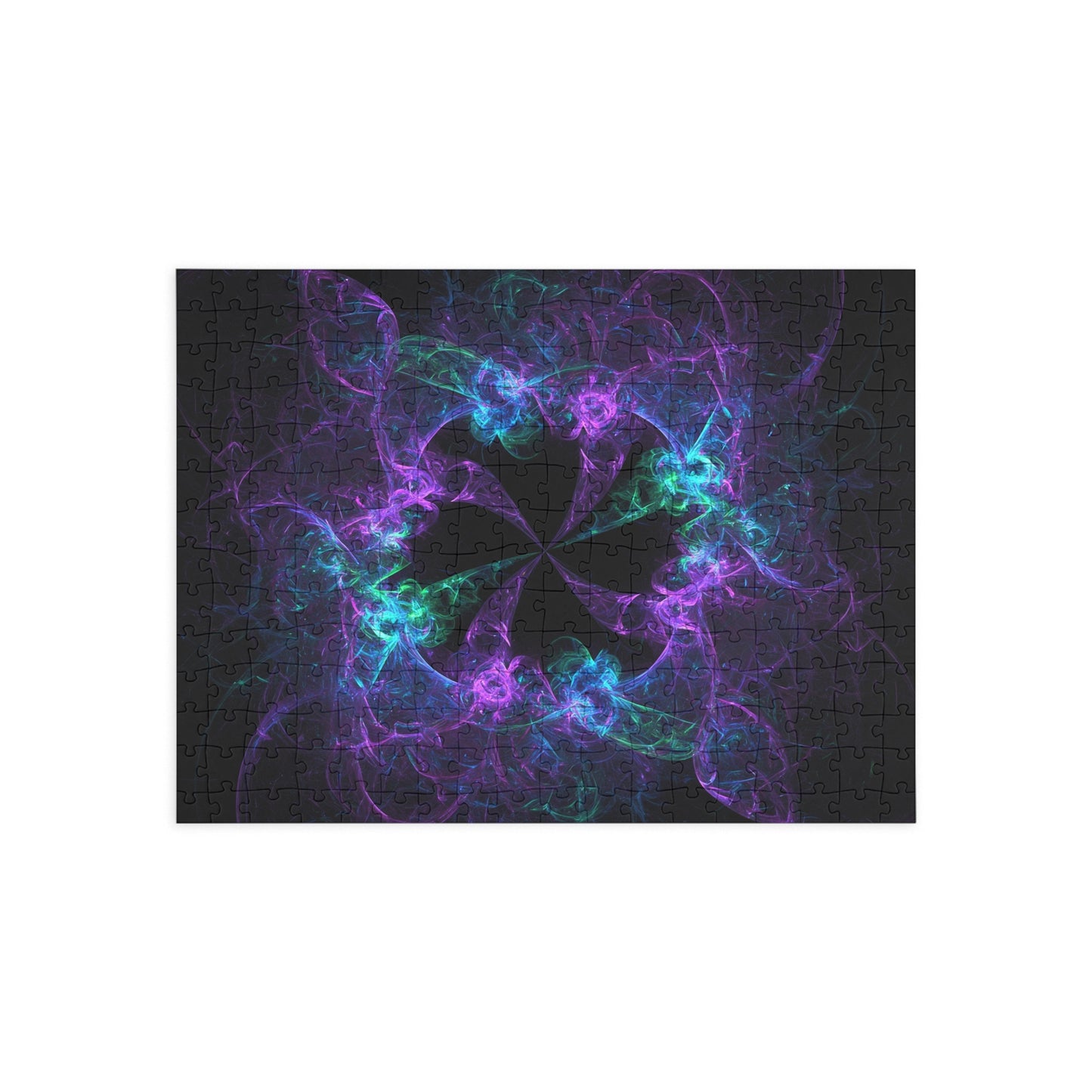 Colorful Fractal Design Puzzle - 96, 252, 500, 1000-Piece Options