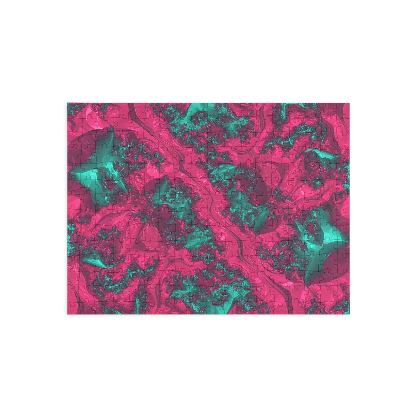 Abstract Fractal Puzzle – 96, 252, 500, 1000 Pieces – Vibrant Artistic Design for Relaxation and Fun