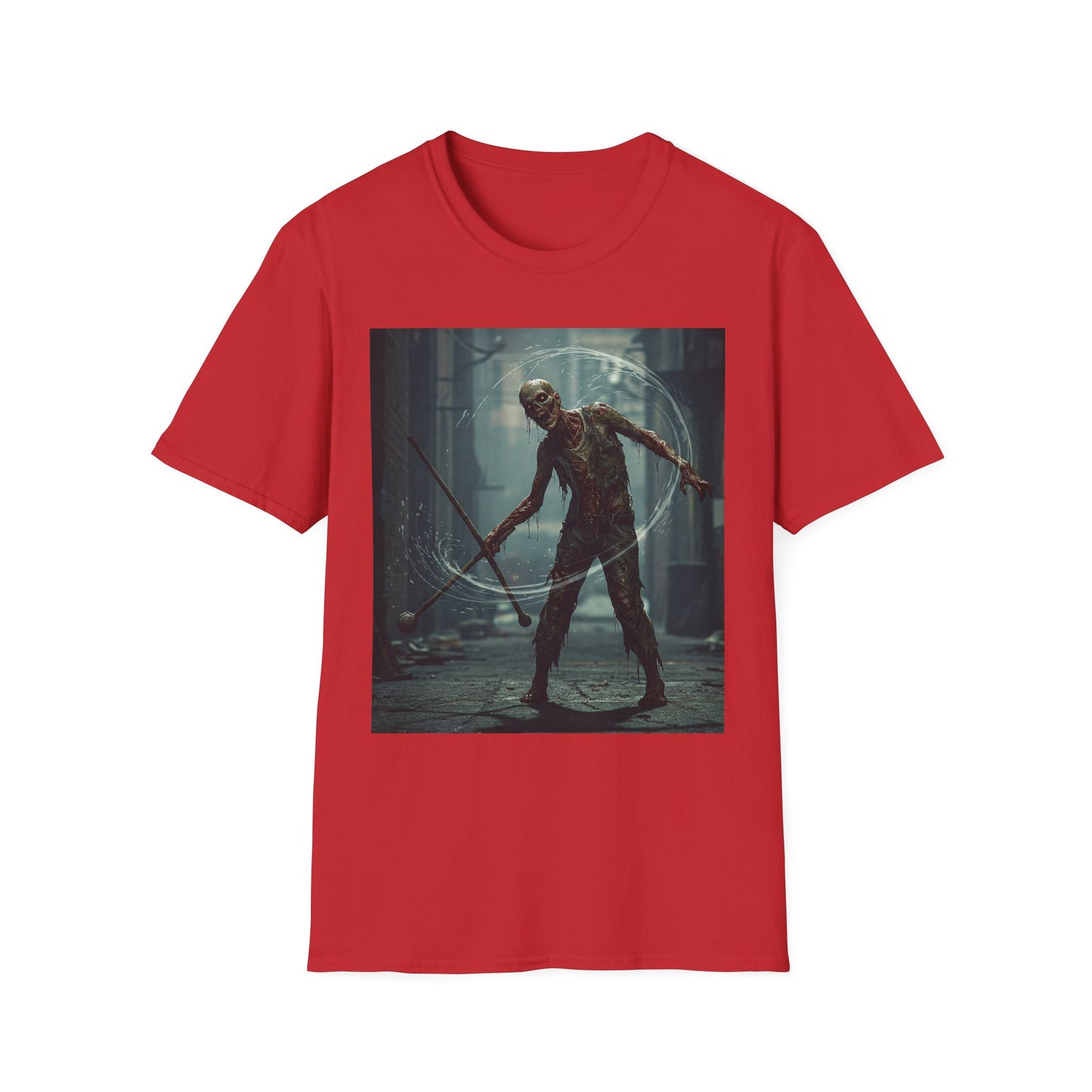 Unisex Softstyle Horror Graphic T-Shirt - Spooky Monster Design