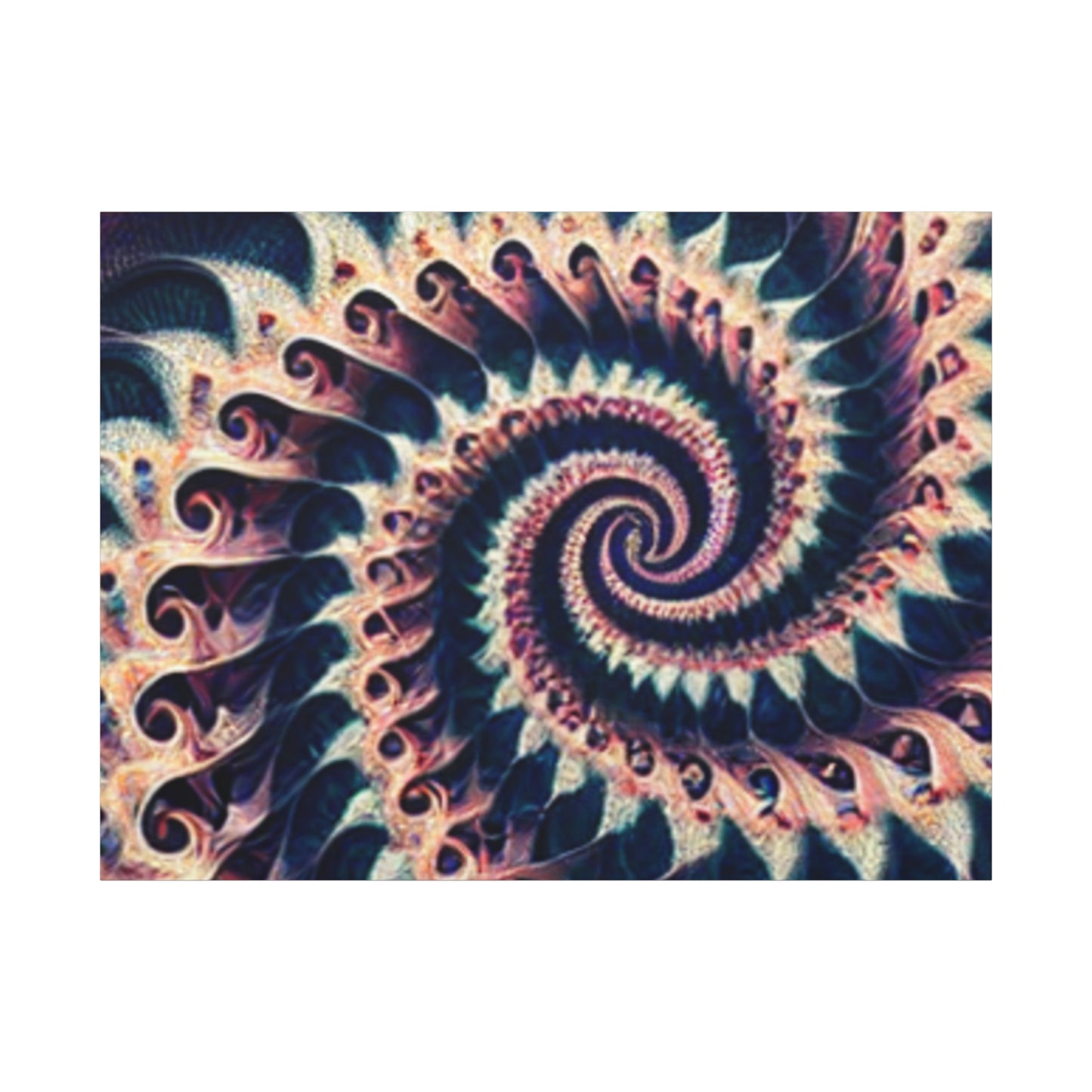 Abstract Spiral Art Canvas Print - Modern Home Decor for Art Lovers