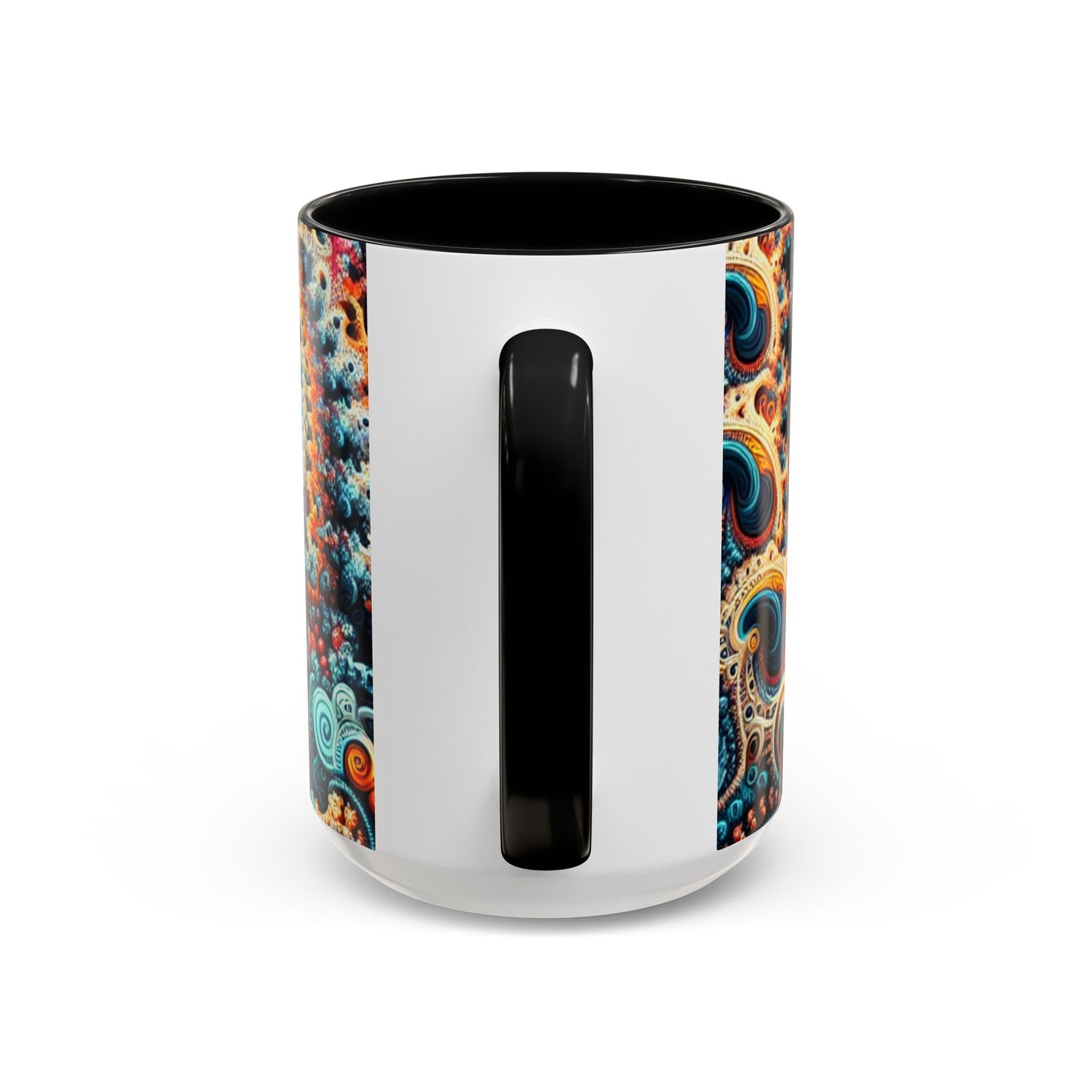 Colorful Fractal Coffee Mug - 11oz & 15oz - Perfect for Art Lovers