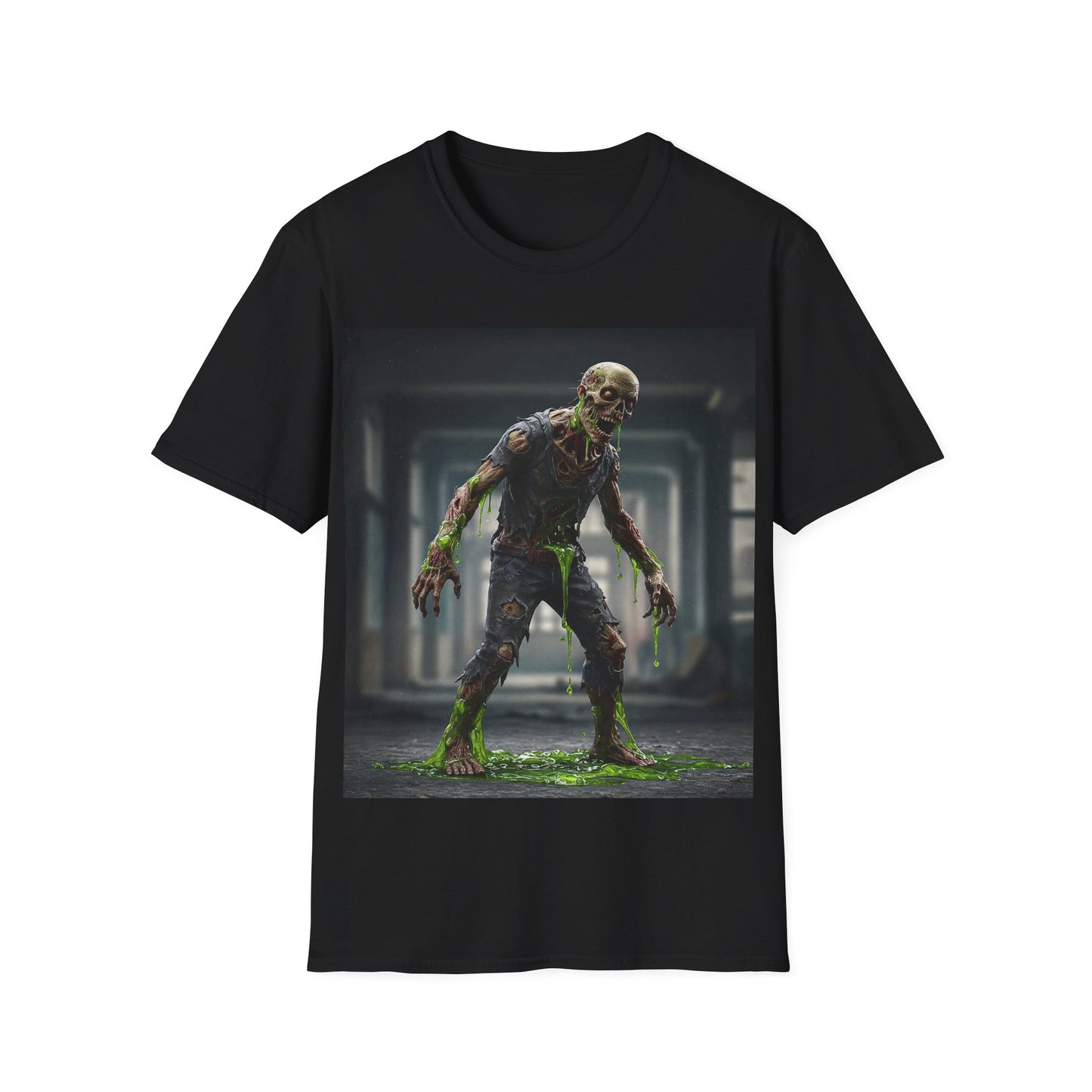 UK - Zombie Apocalypse Unisex Graphic T-Shirt - Fun Horror Wear for Halloween and Parties