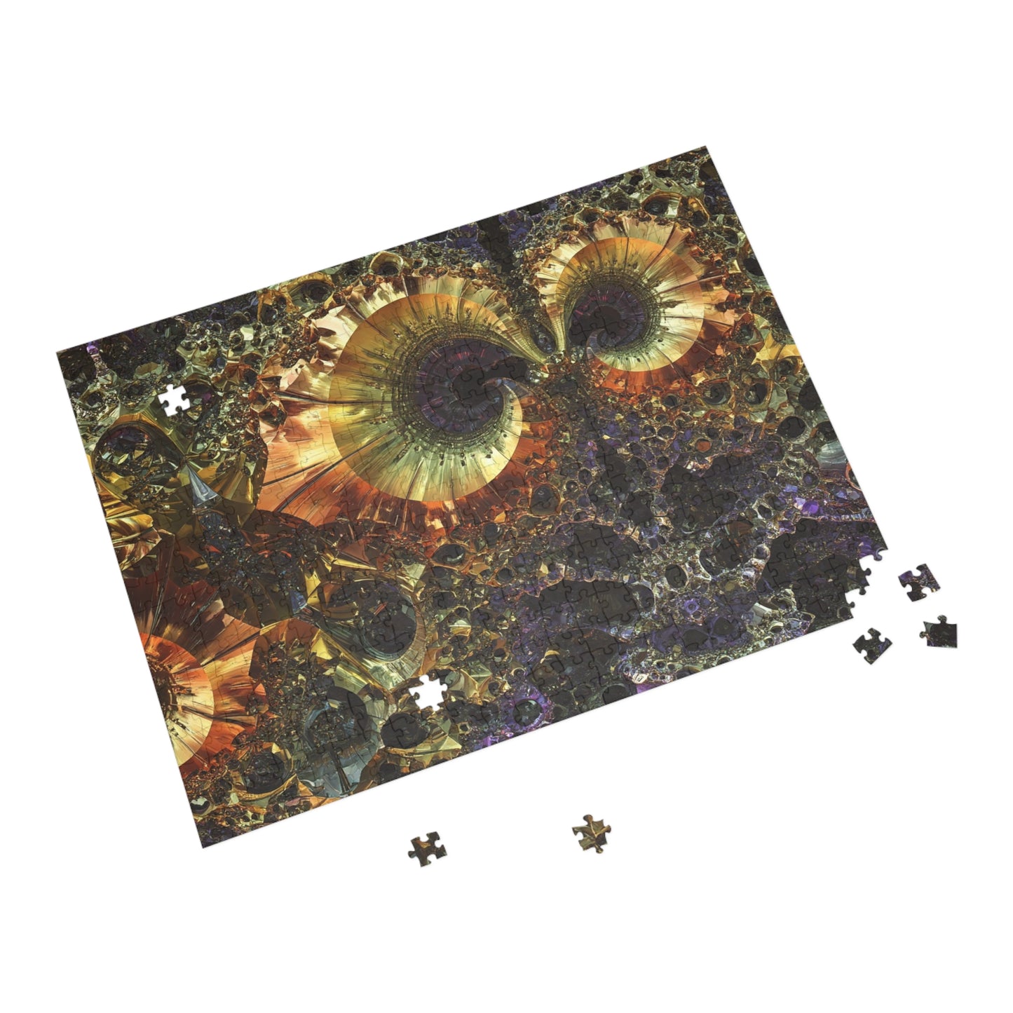 Artistic Fractal Puzzle - 96 to 1000-Piece Options for Relaxation and Fun