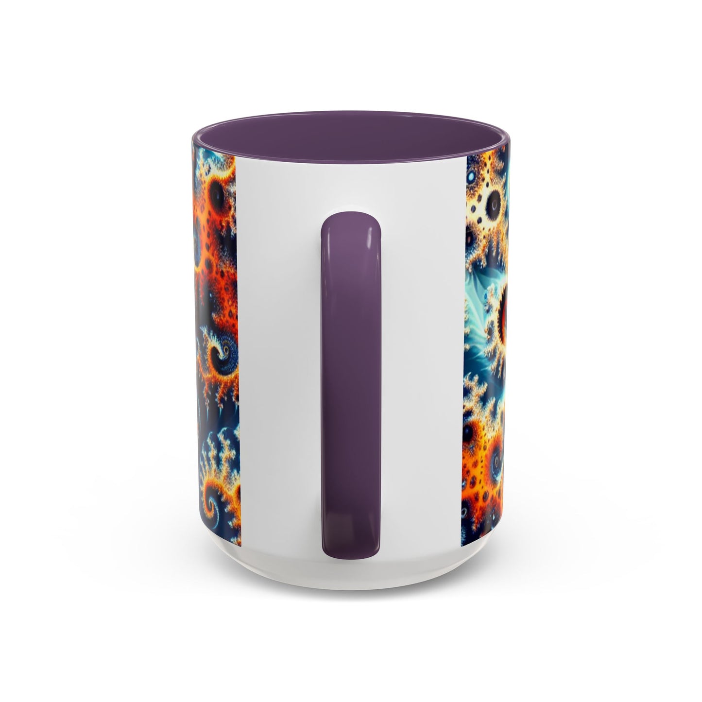 Vibrant Spiral Design Coffee Mug - 11/15oz Ceramic Accent Cup for Art Lovers