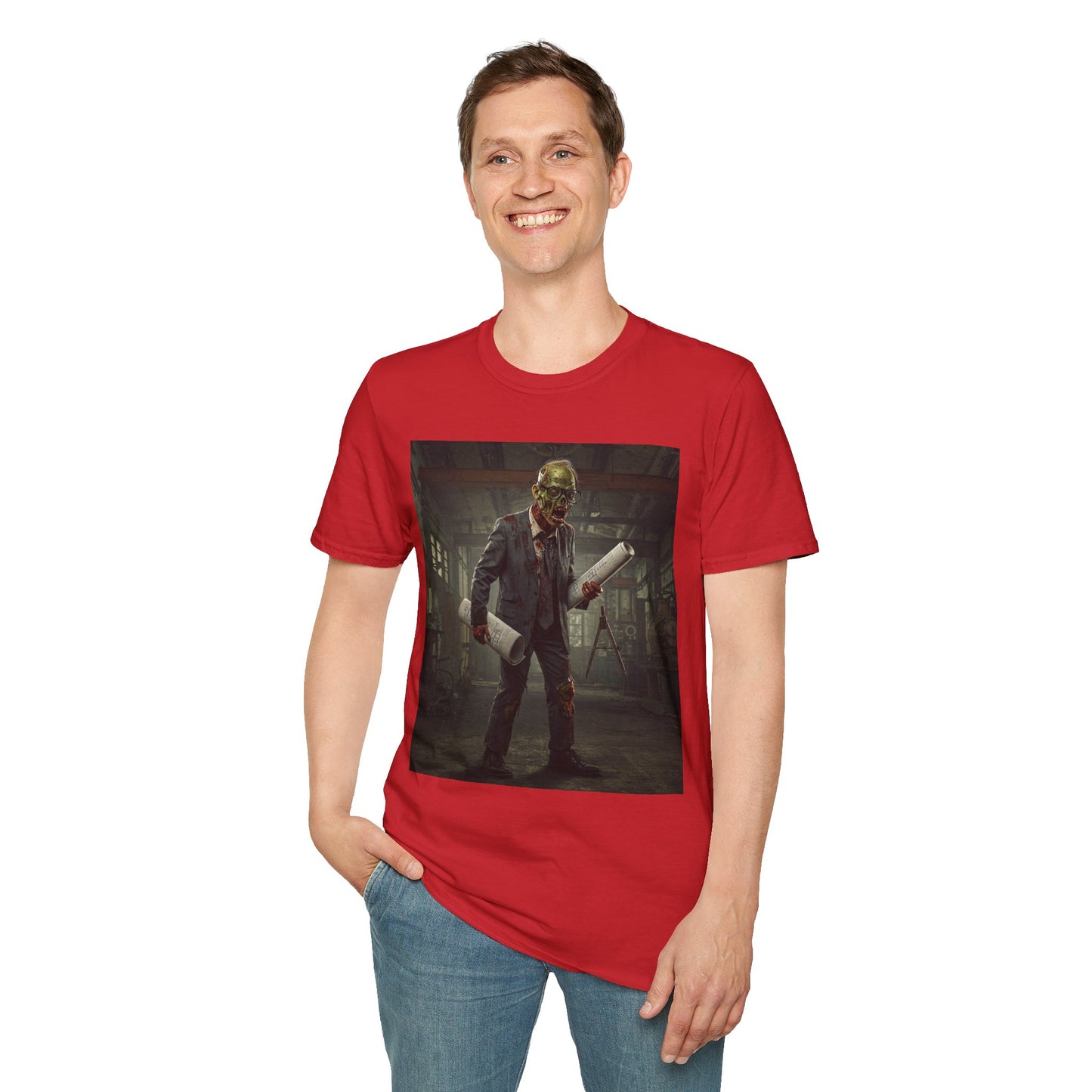 Zombie Apocalypse Unisex Softstyle T-Shirt - Perfect for Halloween and Horror Fans