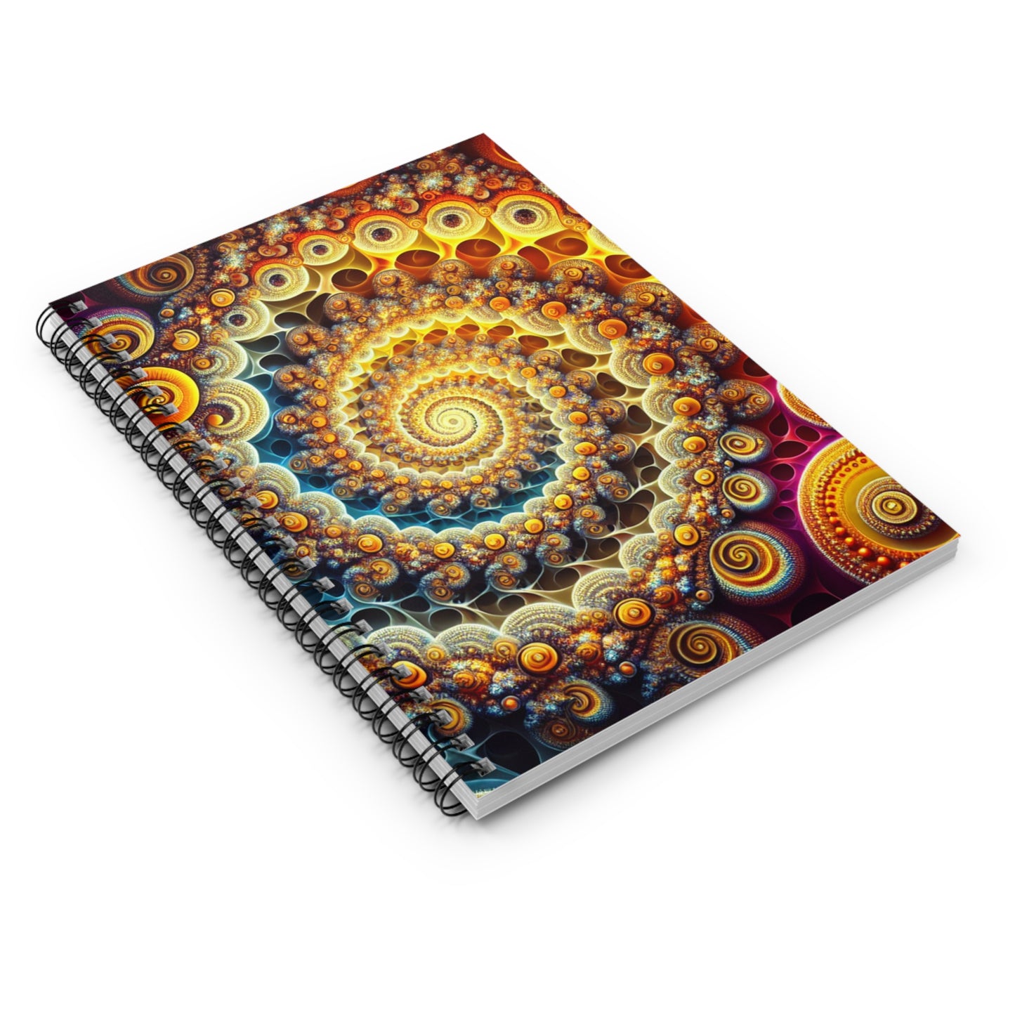 Colorful Spiral Design Spiral Notebook - Perfect for Students and Creatives