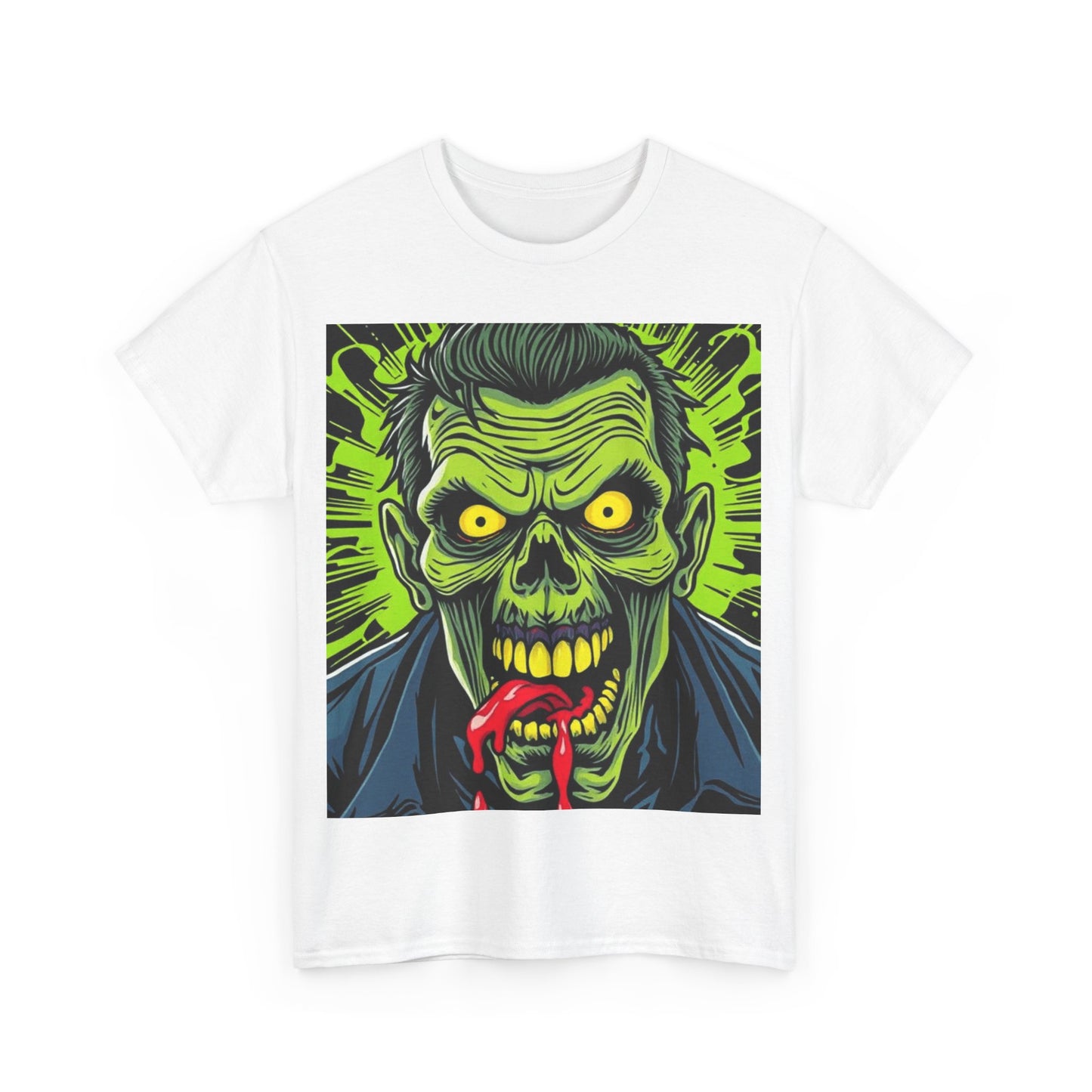 UK - Zombie Graphic Unisex Heavy Cotton Tee