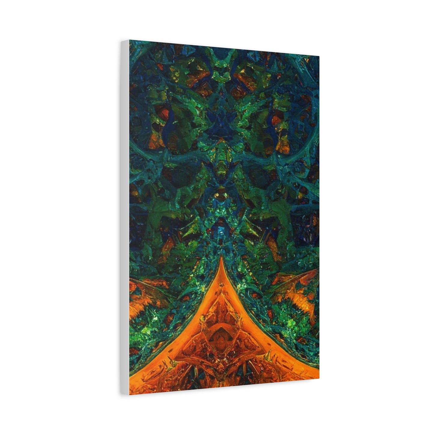 Vibrant Abstract Fractal Art Canvas Print