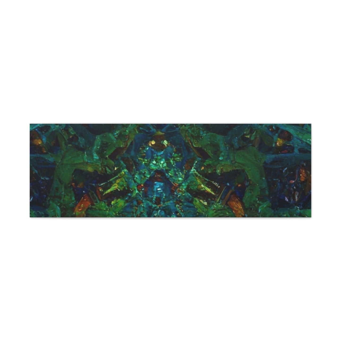 Vibrant Abstract Fractal Art Canvas Print