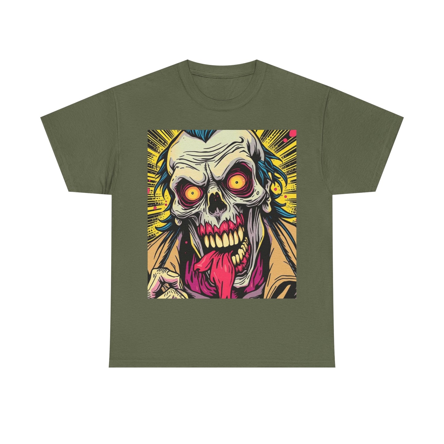 UK - Zombie Graphic Unisex Heavy Cotton Tee
