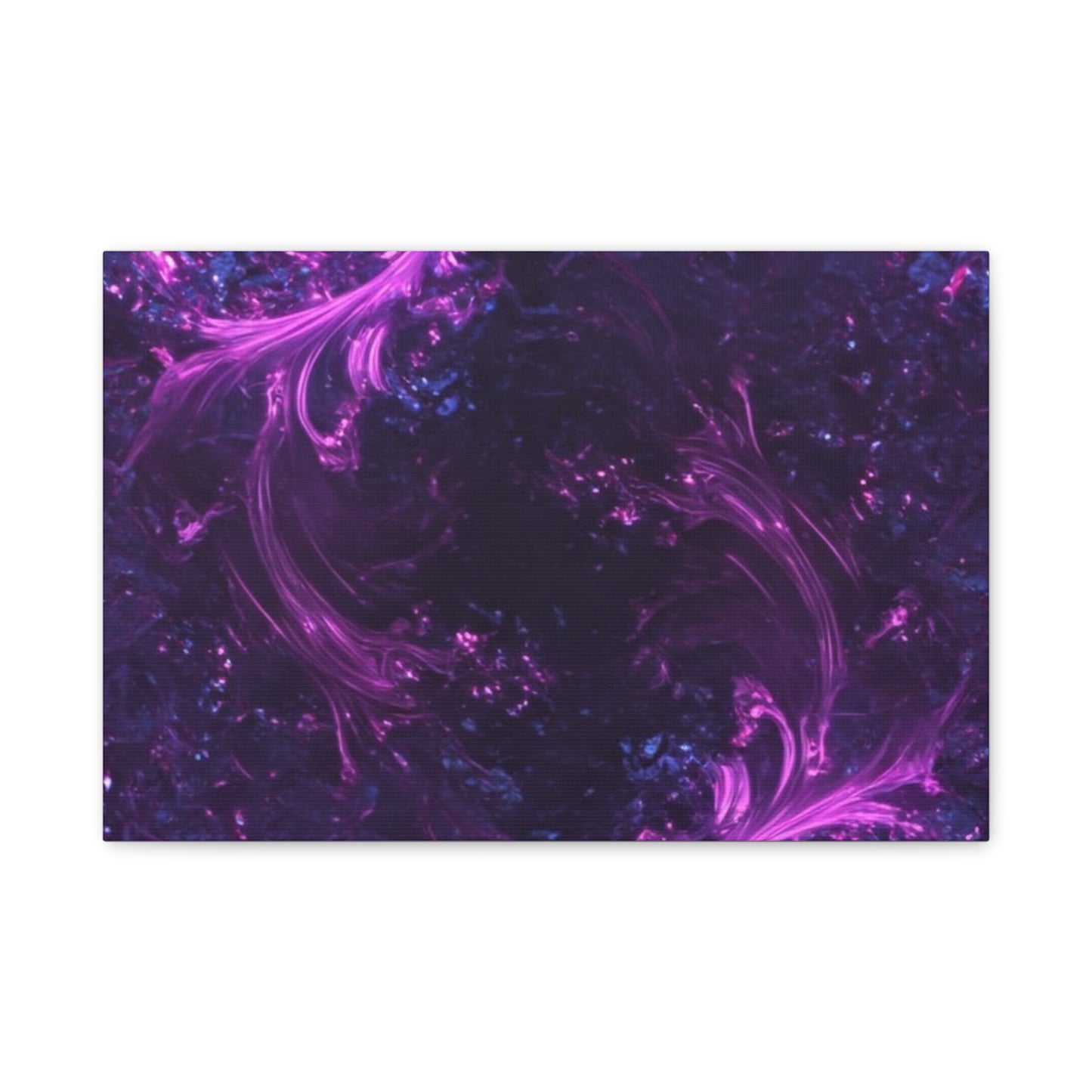 Abstract Purple Fractal Canvas Print - Artistic Wall Décor