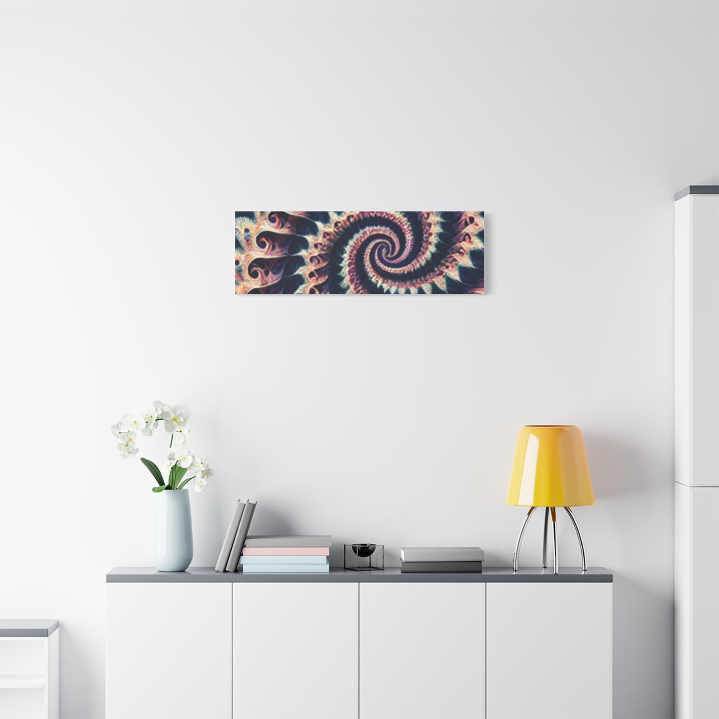 Abstract Spiral Art Canvas Print - Modern Home Decor for Art Lovers