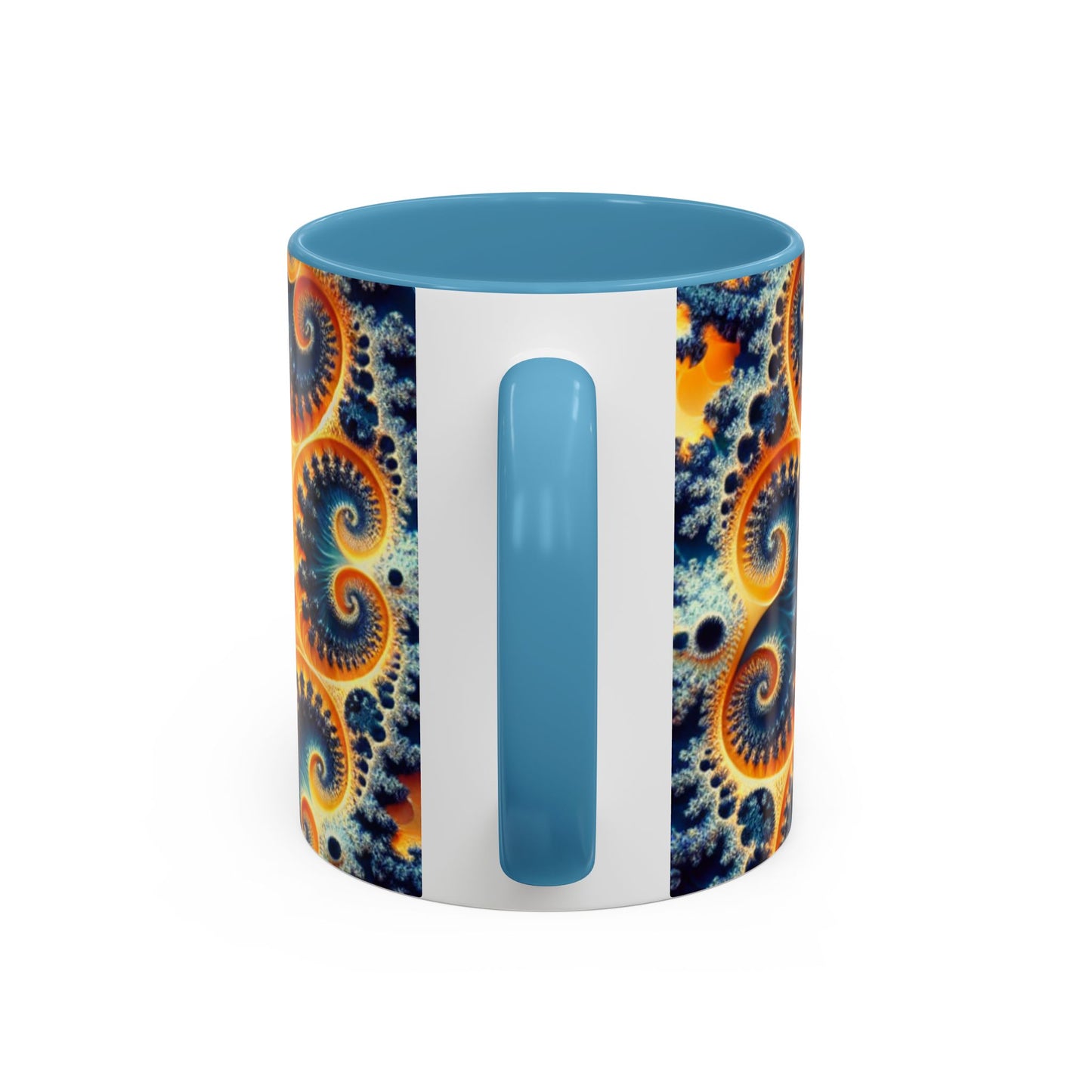 Vibrant Abstract Accent Coffee Mug - Unique 11 & 15oz Design for Art Lovers