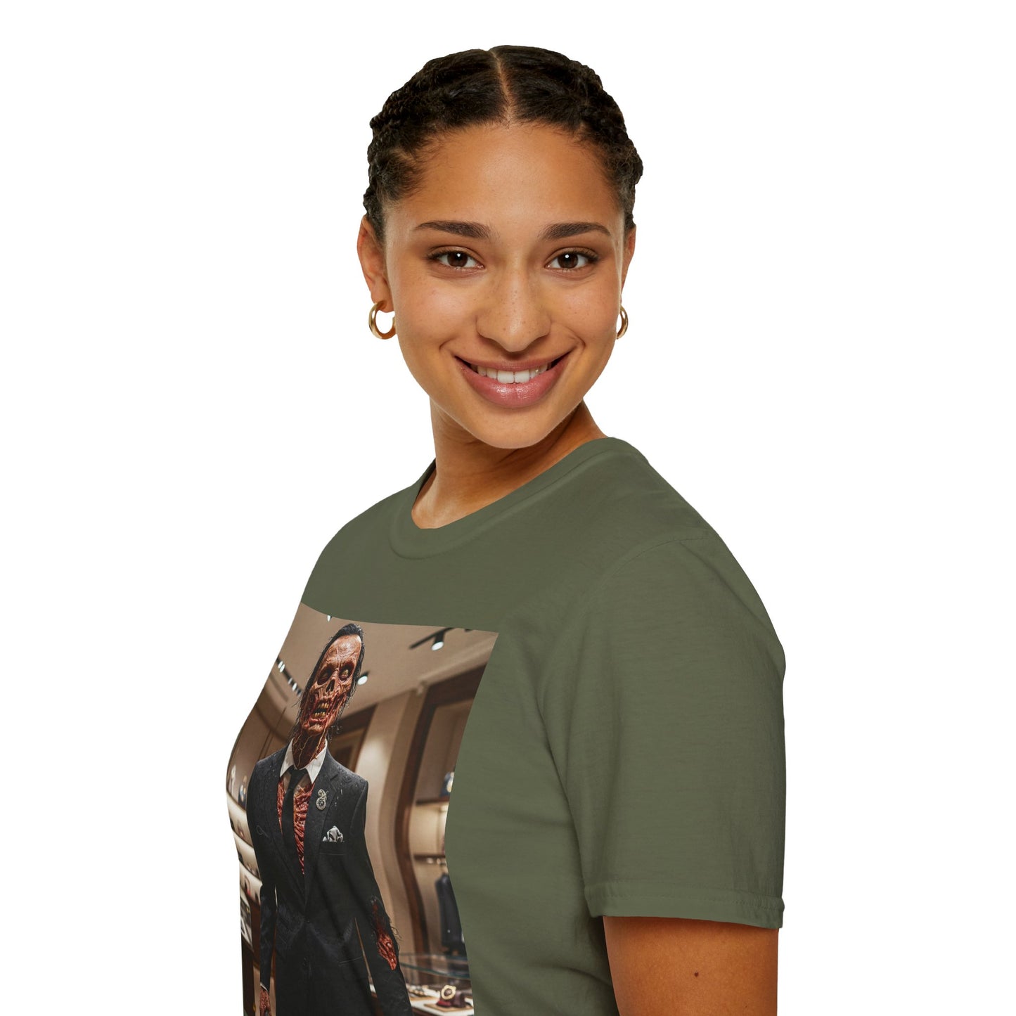 Creepy Vintage Skull T-Shirt for Halloween