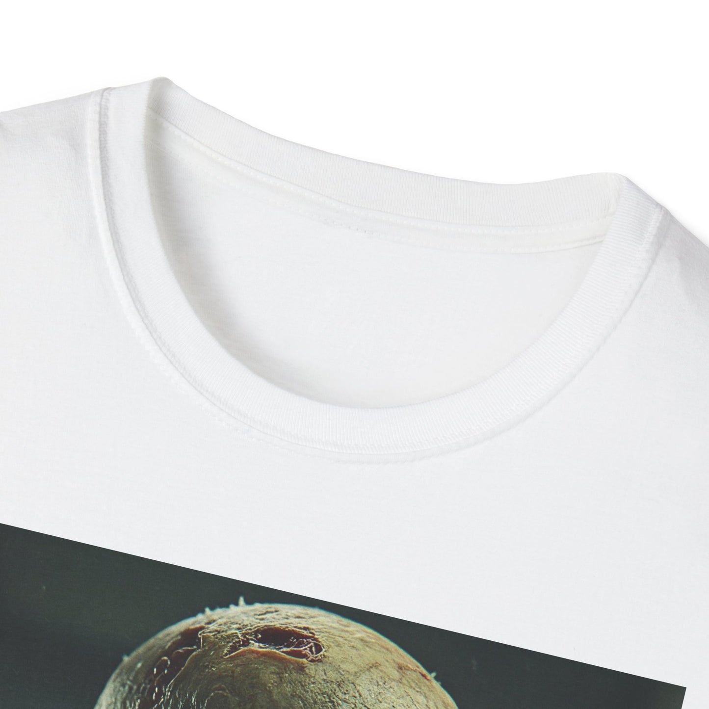Apocalyptic Portrait Tee, bold, decaying zombie graphic