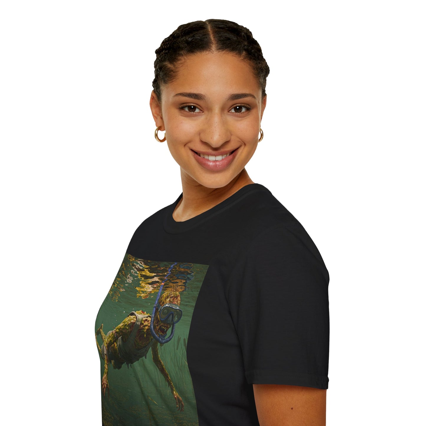 Underwater Explorer Unisex Softstyle T-Shirt - Nature Lover Graphic Tee