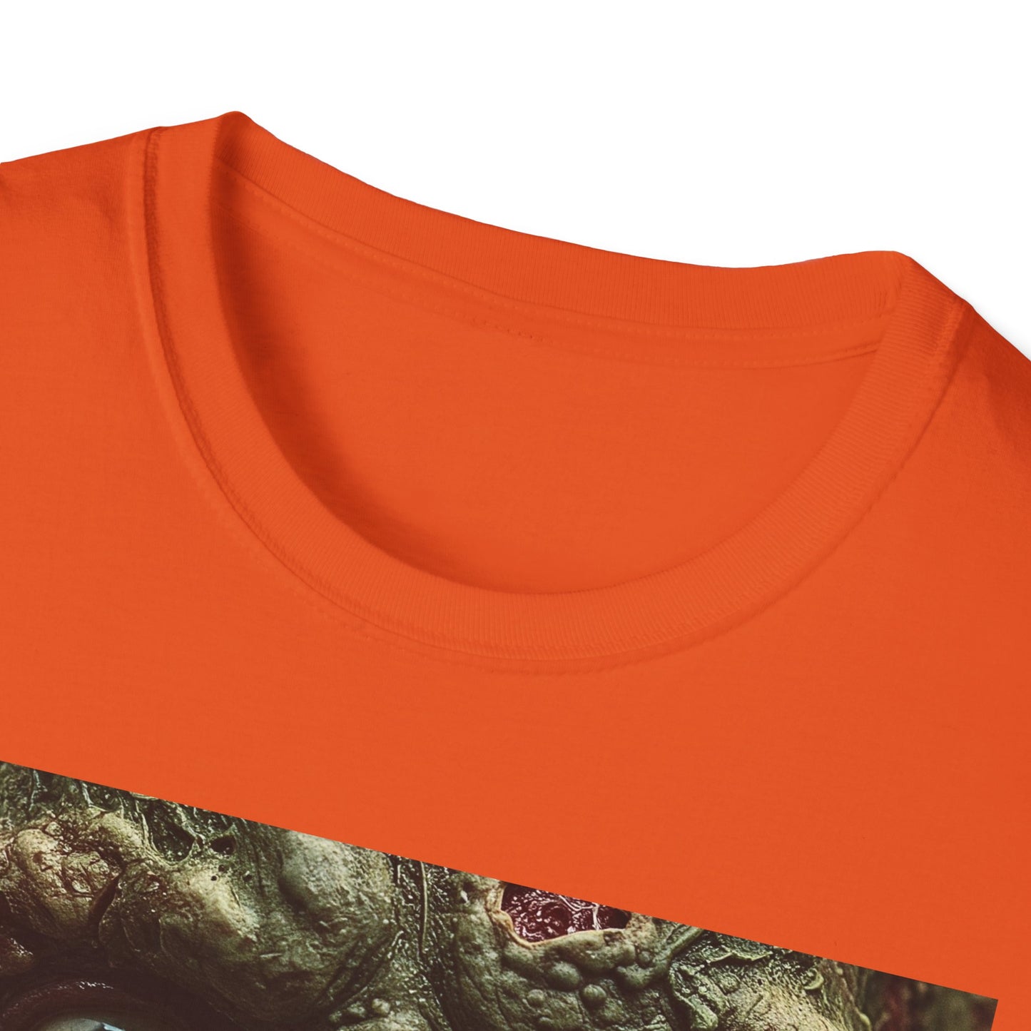 Apocalyptic Portrait Tee, bold, decaying zombie graphic