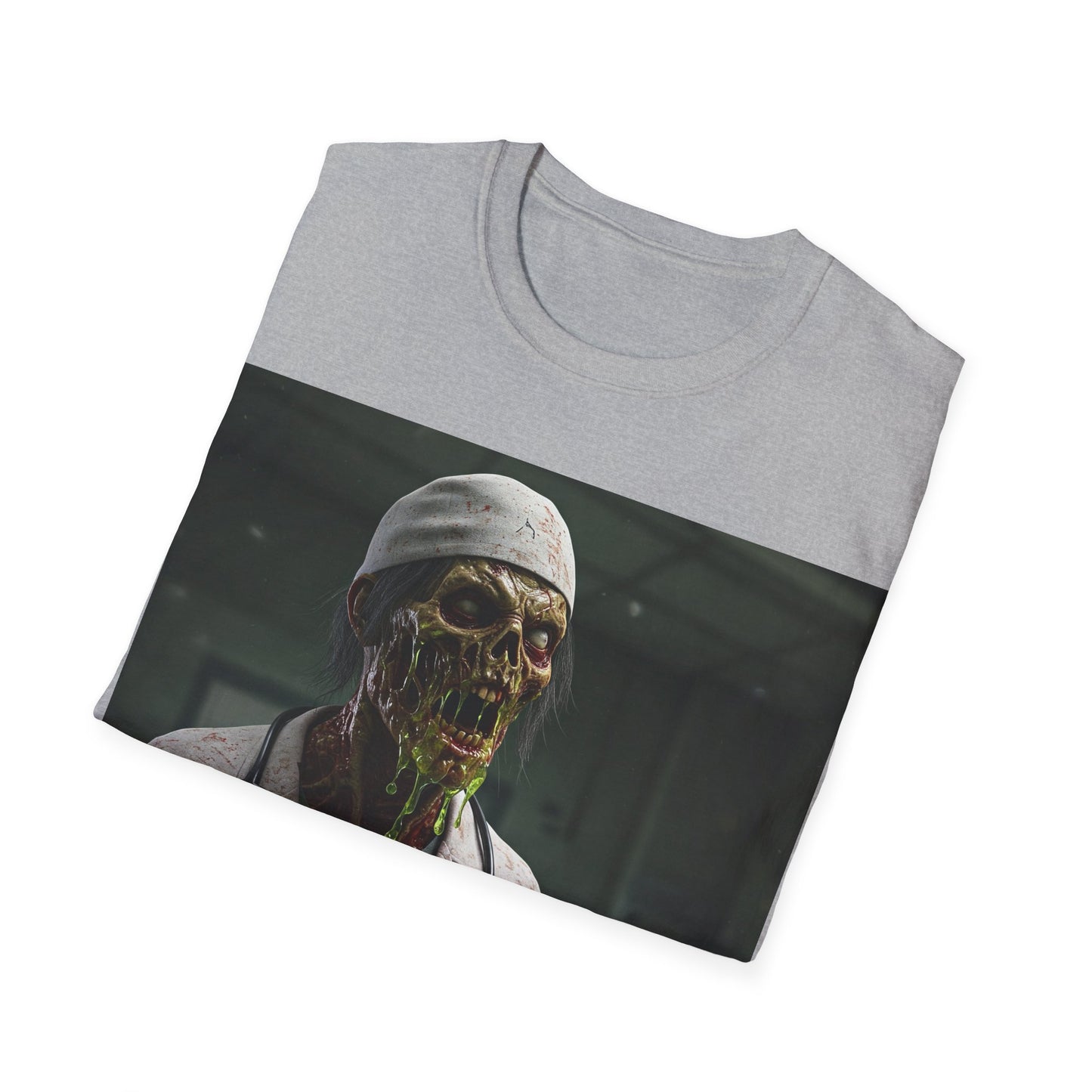 UK - Zombie Doctor Graphic T-Shirt | Unisex Horror Tee for Halloween