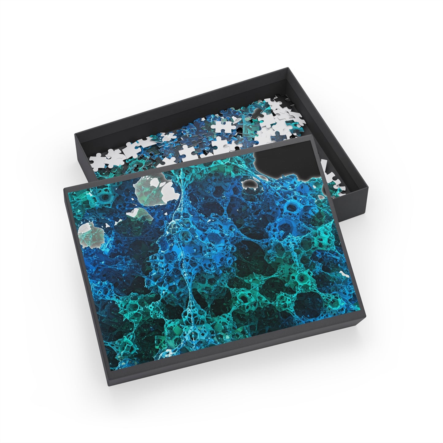046- Fractal Puzzle (96, 252, 500, 1000-Piece) - Fun Family Activity and Gift
