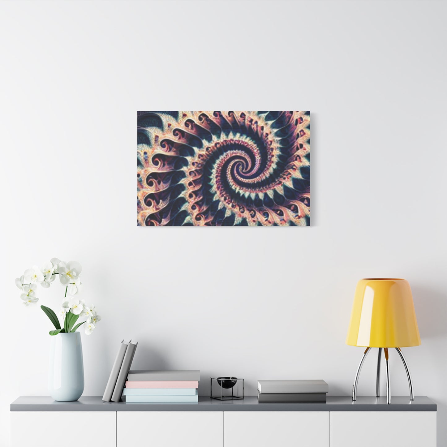 Abstract Spiral Art Canvas Print - Modern Home Decor for Art Lovers