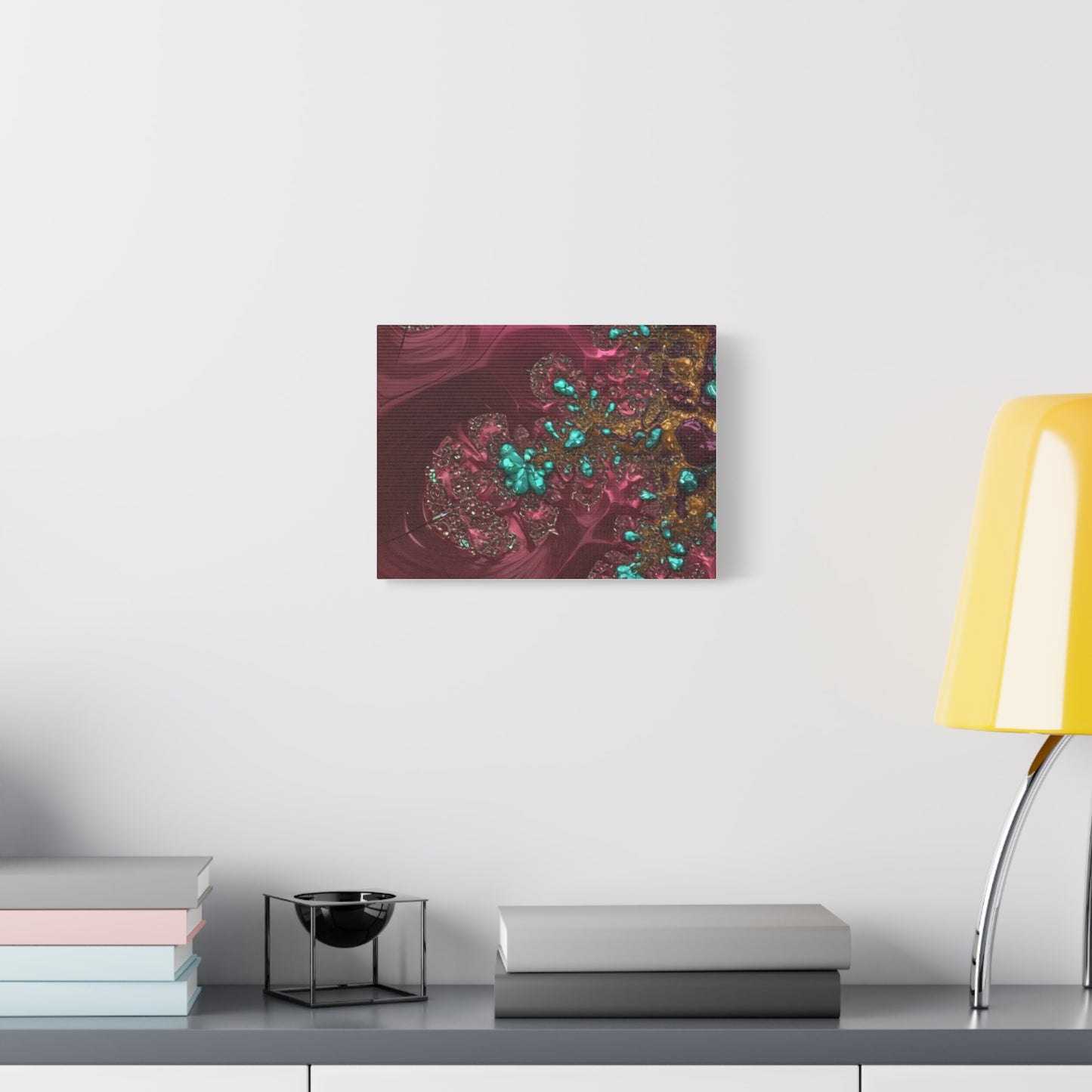 Abstract Art Canvas Print - Vibrant Fractal Design for Home Decor