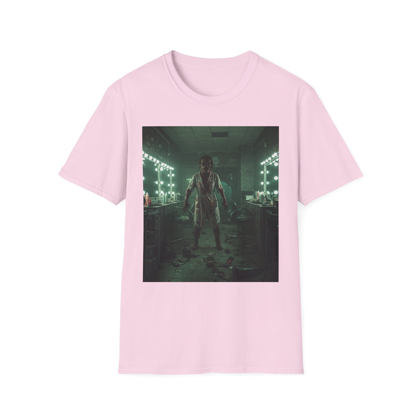 Creepy Horror Unisex Softstyle T-Shirt - Perfect for Halloween