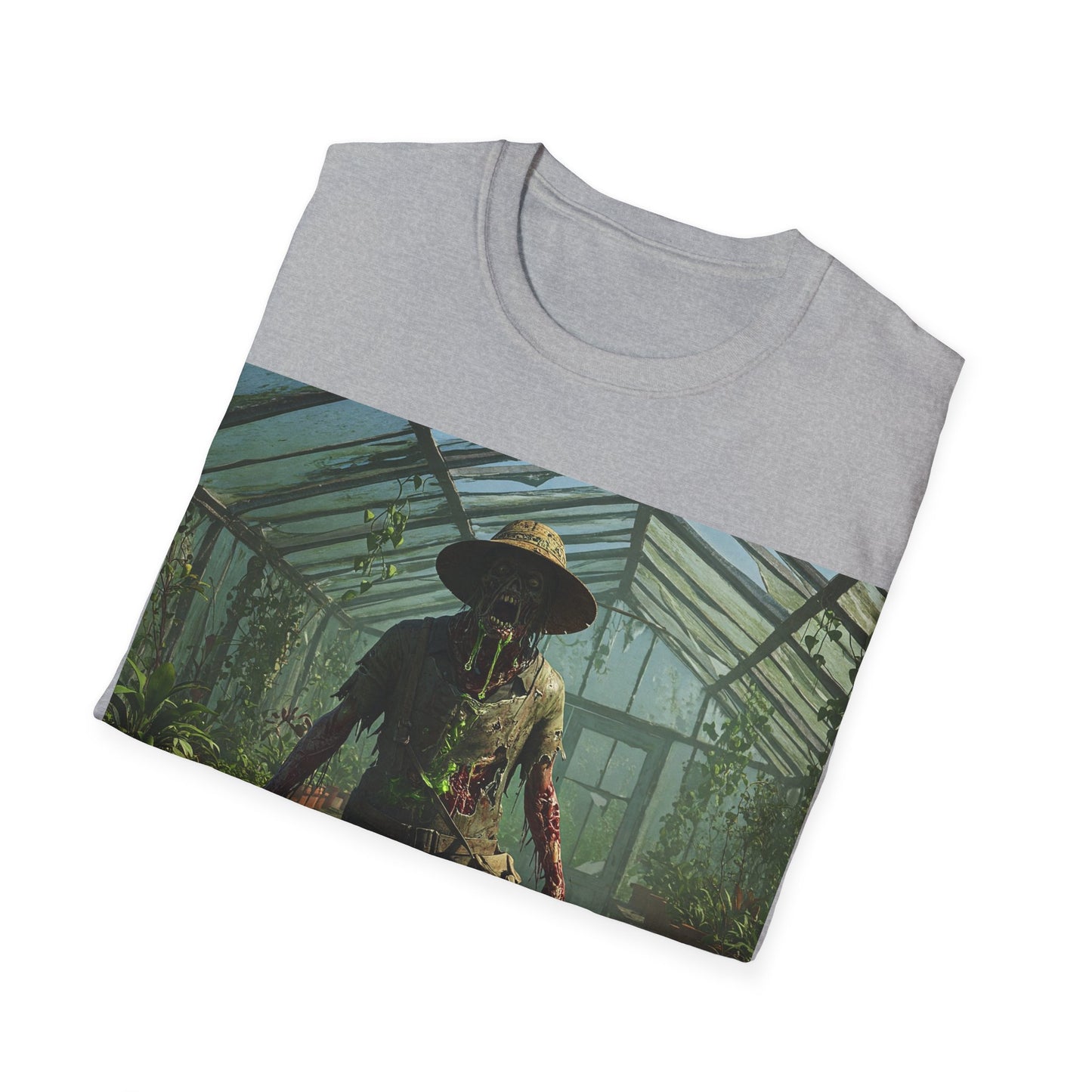 UK - Unisex Softstyle T-Shirt - Gothic Scarecrow Graphic Tee