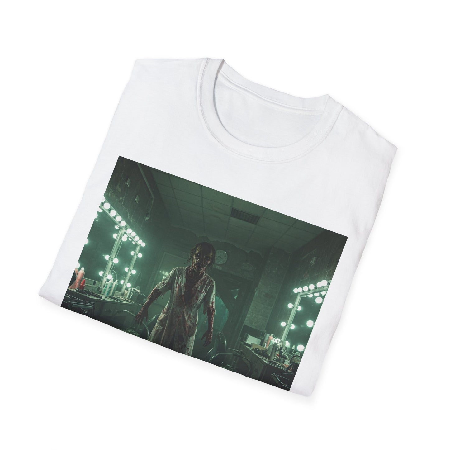 Creepy Horror Unisex Softstyle T-Shirt - Perfect for Halloween