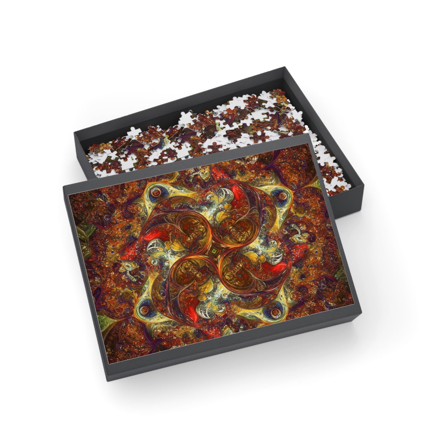 Colorful Kaleidoscope Puzzle - 1000 Pieces - Relaxing Mindfulness Activity