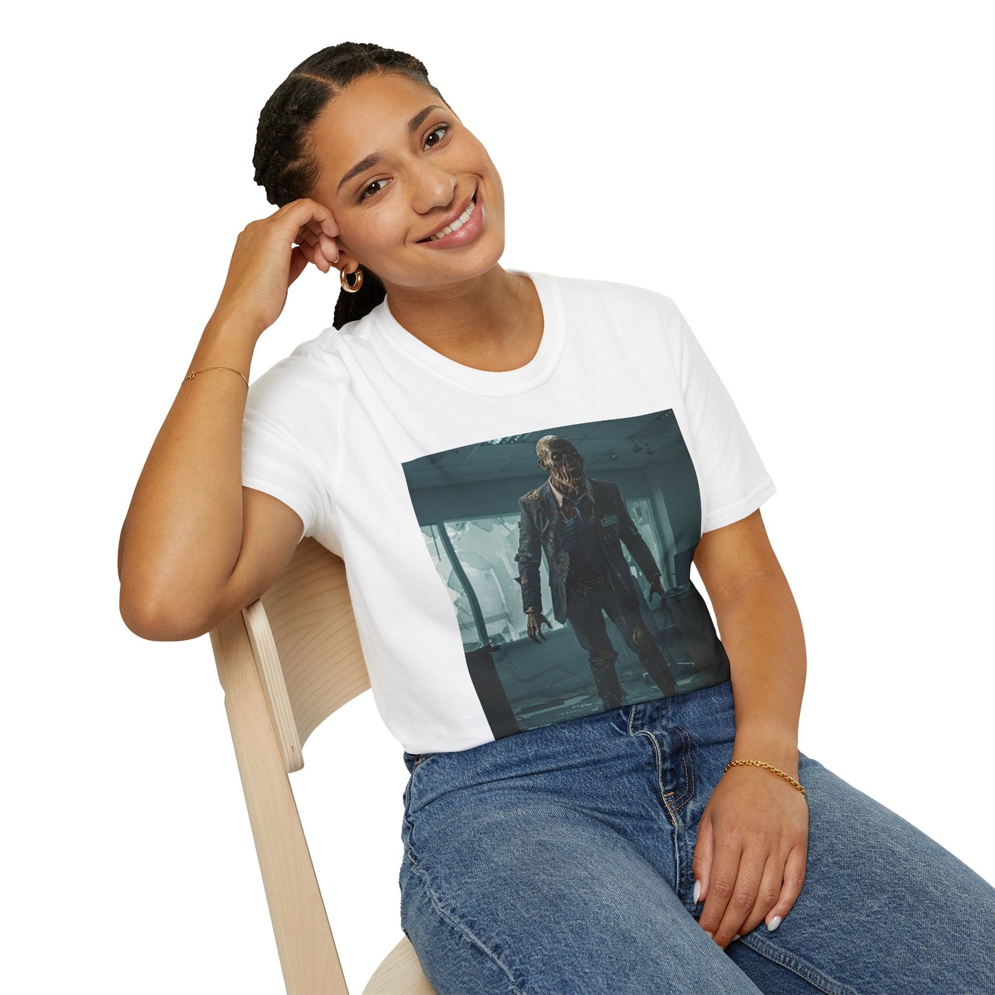 Zombie Apocalypse Unisex Softstyle T-Shirt - Perfect for Horror Fans and Parties