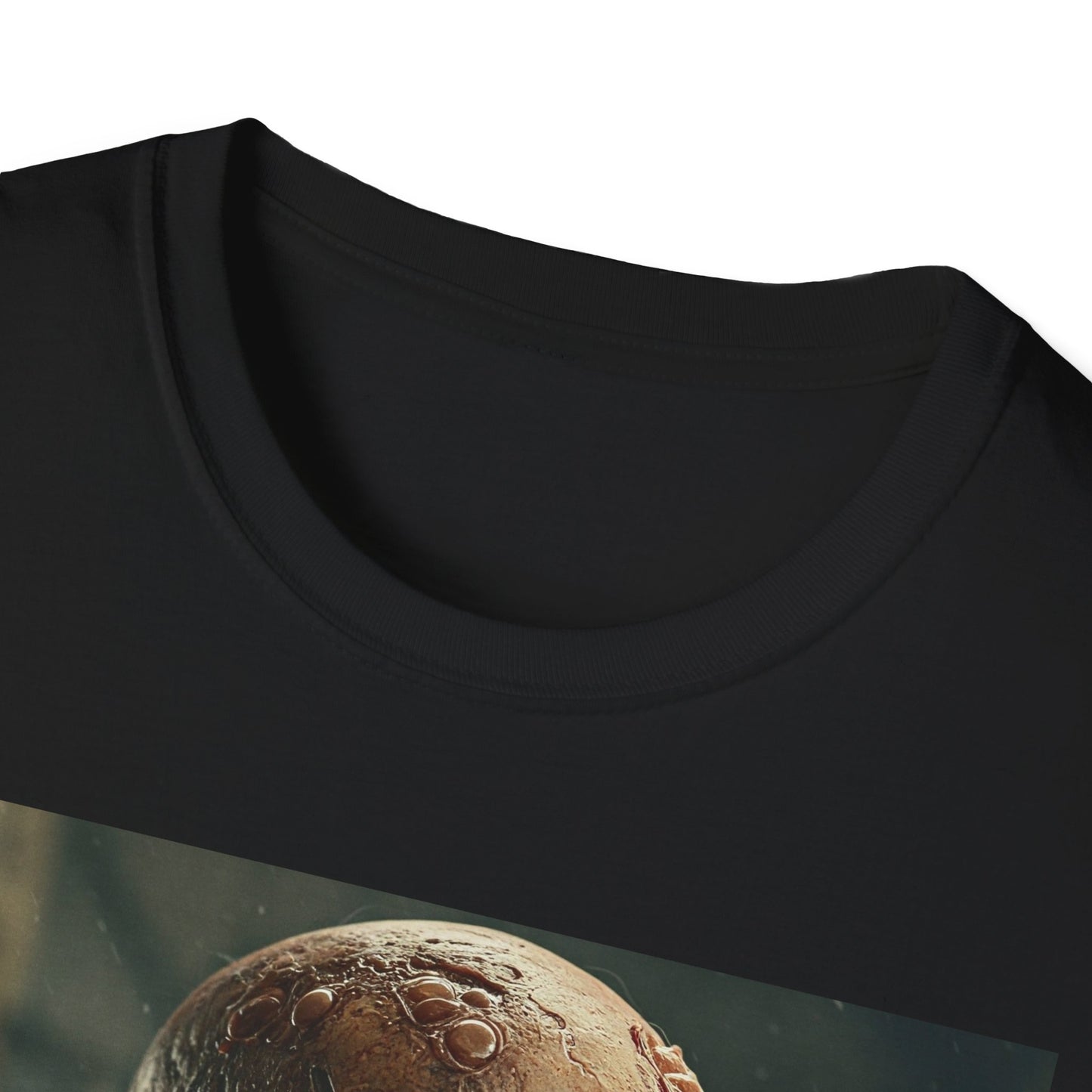 Apocalyptic Portrait Tee, bold, decaying zombie graphic