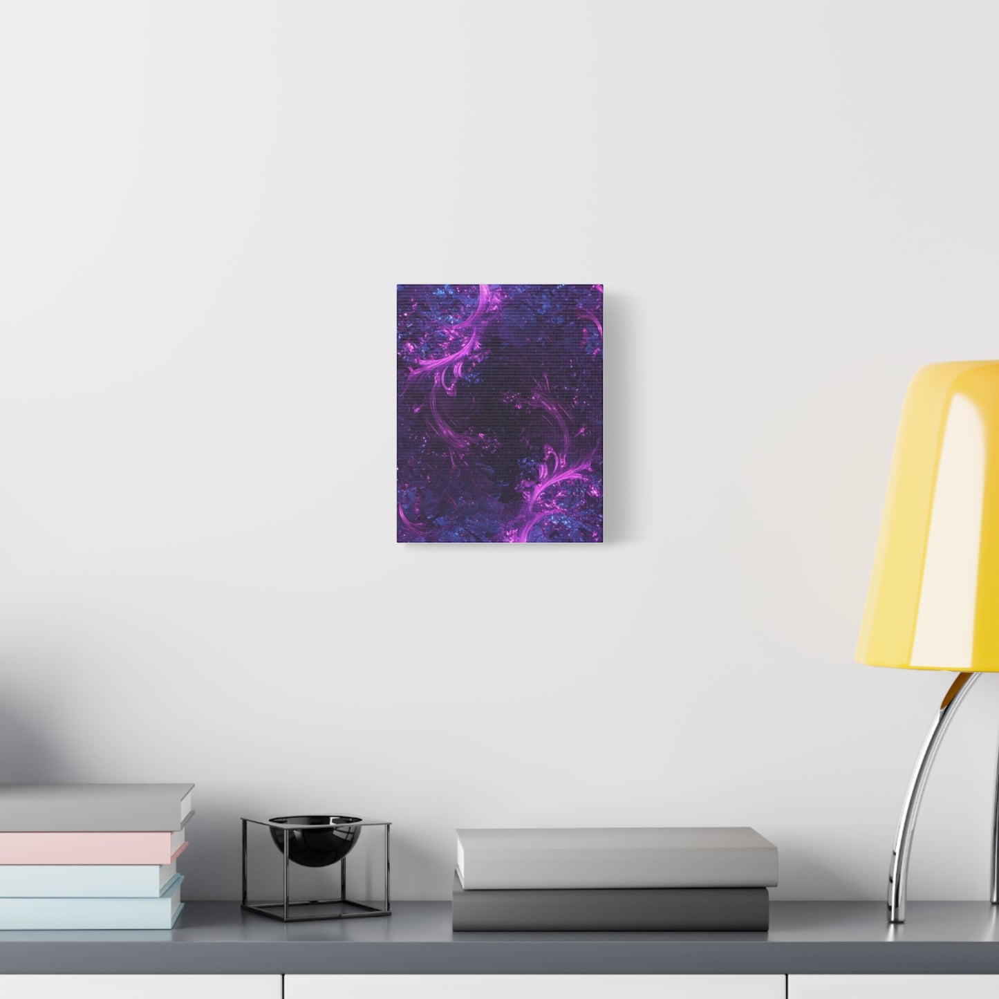 Abstract Purple Fractal Canvas Print - Artistic Wall Décor