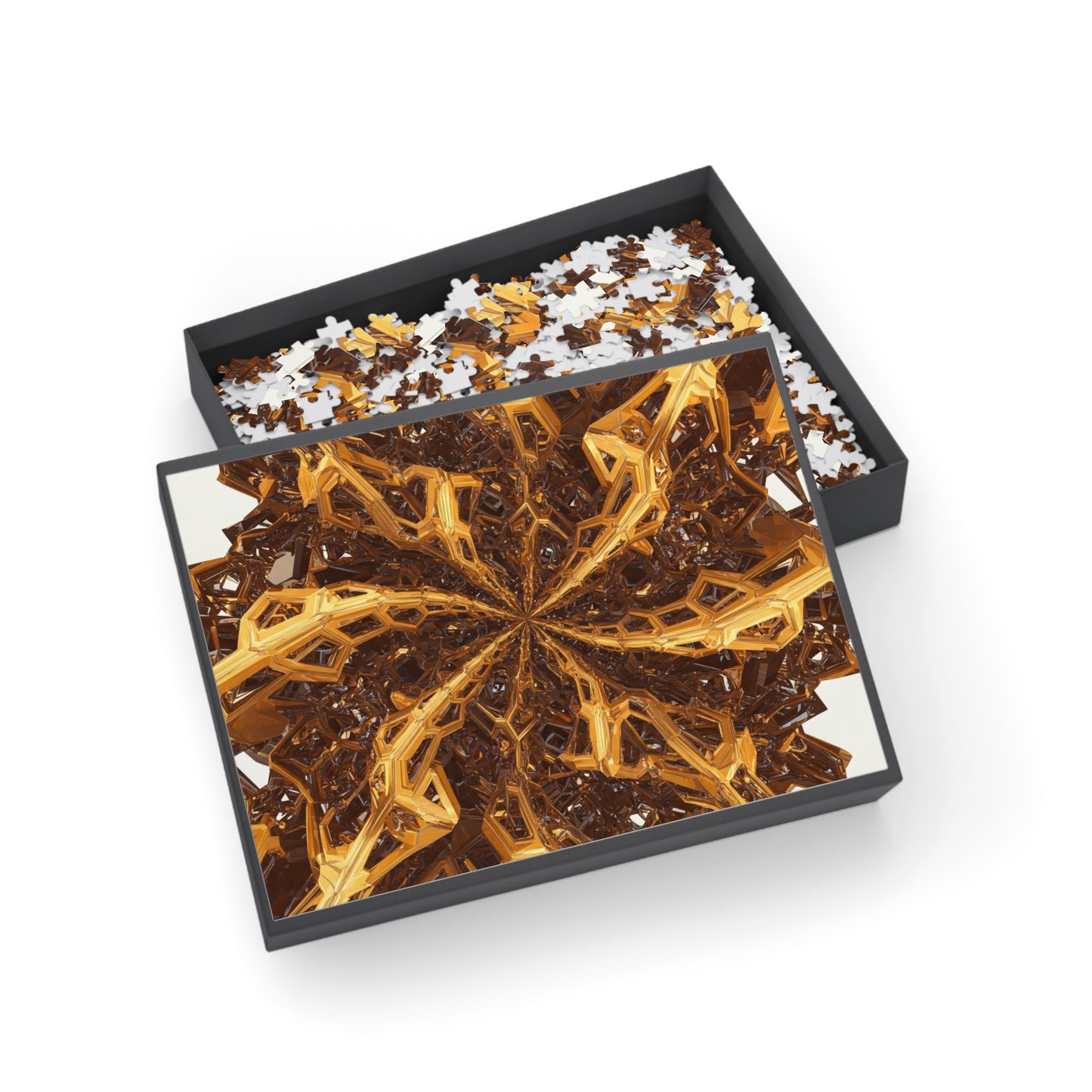 100- Fractal Puzzle (96, 252, 500, 1000-Piece) - Fun Family Activity and Gift