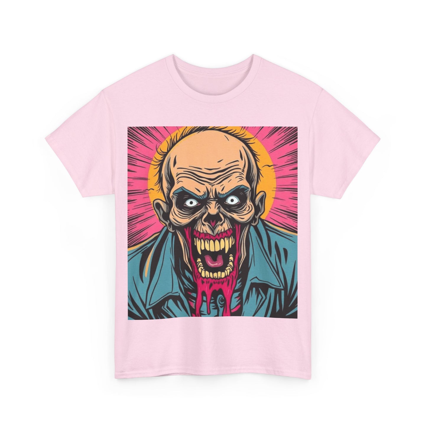 UK - Graphic Zombie Tee - Unisex Heavy Cotton T-Shirt for Horror Fans