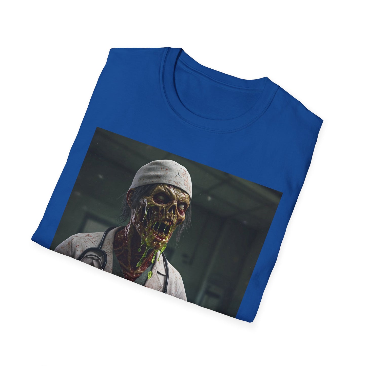 Zombie Doctor Graphic T-Shirt | Unisex Horror Tee for Halloween